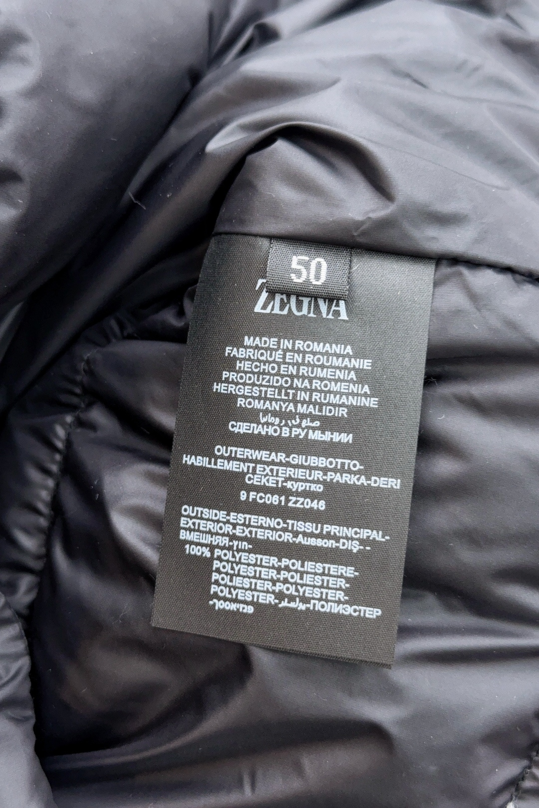 Ermenegildo Zegna Couple Down Jacket White Duck Down S-m-xxxl