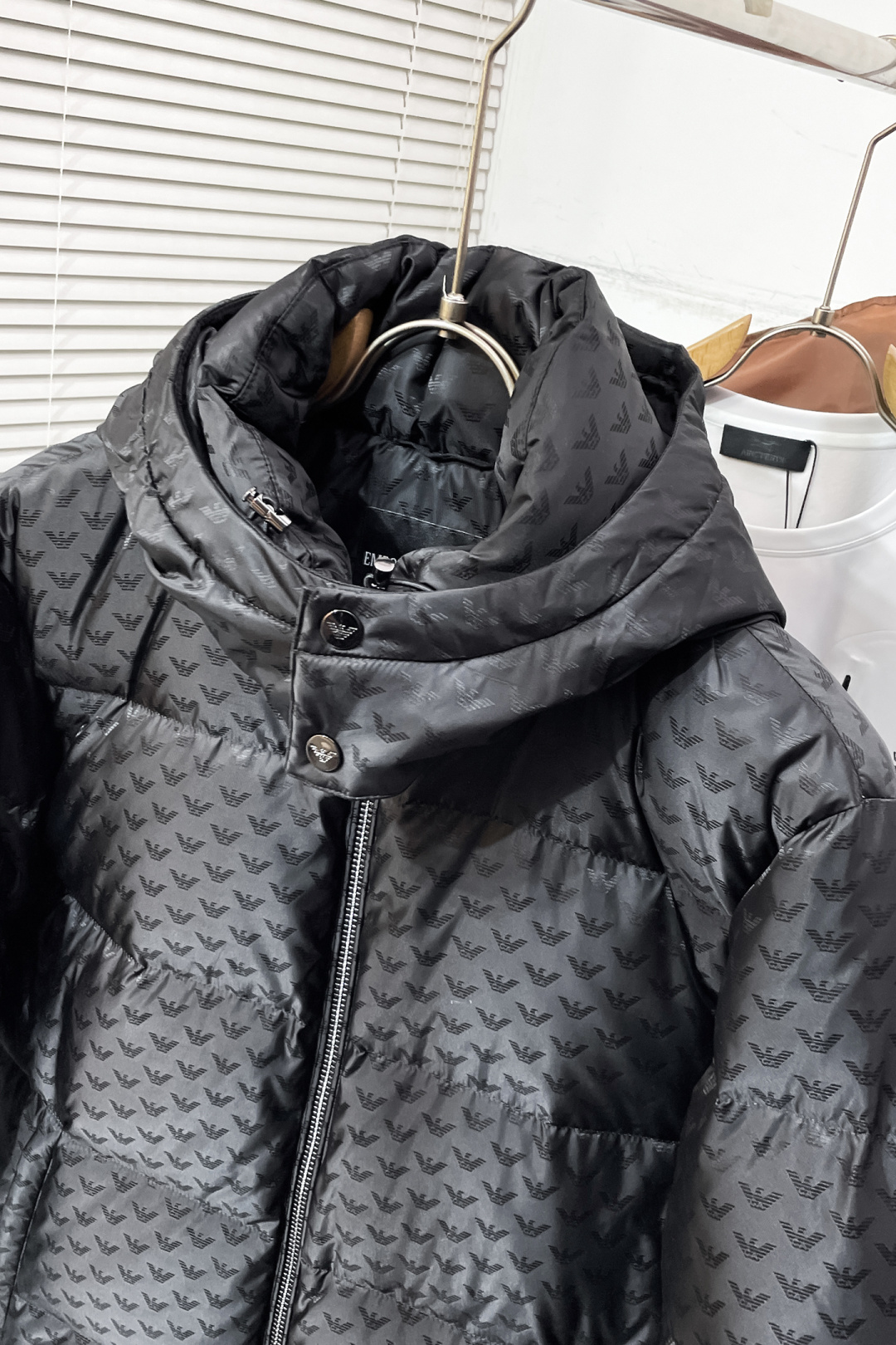 Armani Couple Down Jacket White Duck Down S-m-xl