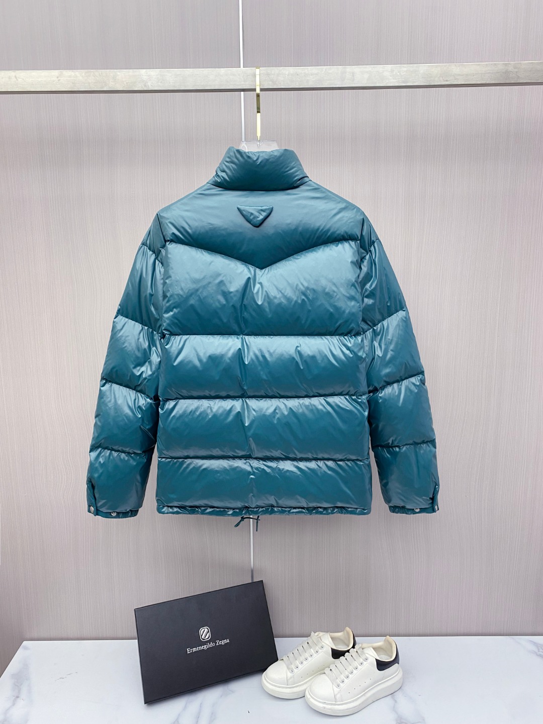Prada Down Jacket White Duck Down 56