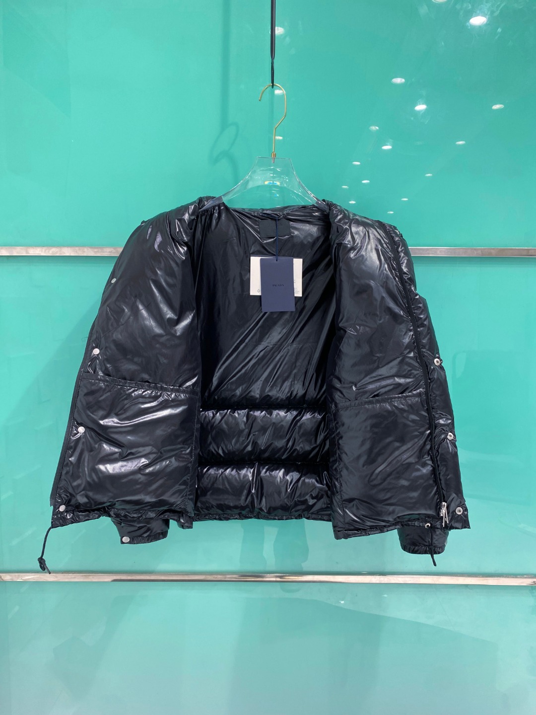 Prada Down Jacket White Duck Down 56