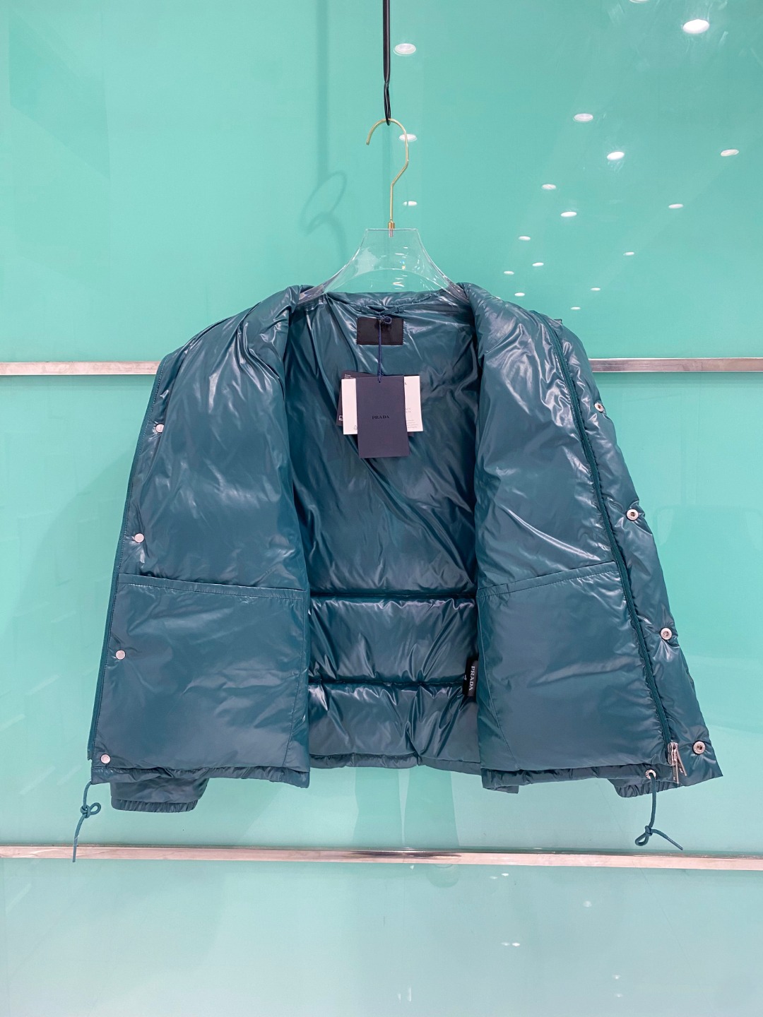 Prada Down Jacket White Duck Down 56