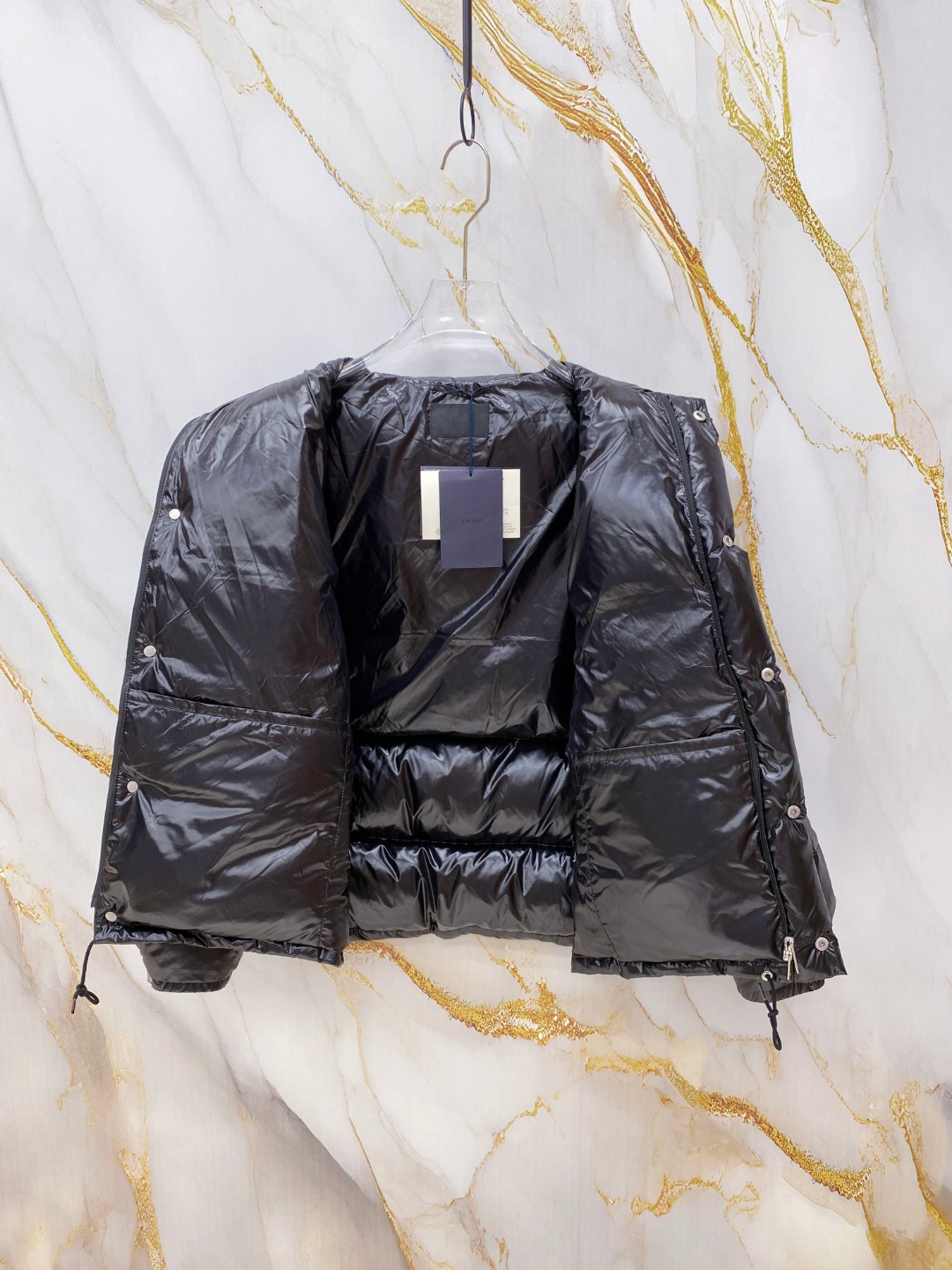Prada Down Jacket White Duck Down 56