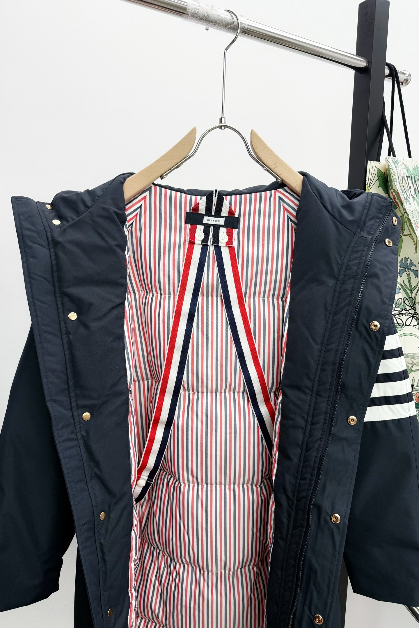 Thom Browne Down Jacket Gray M