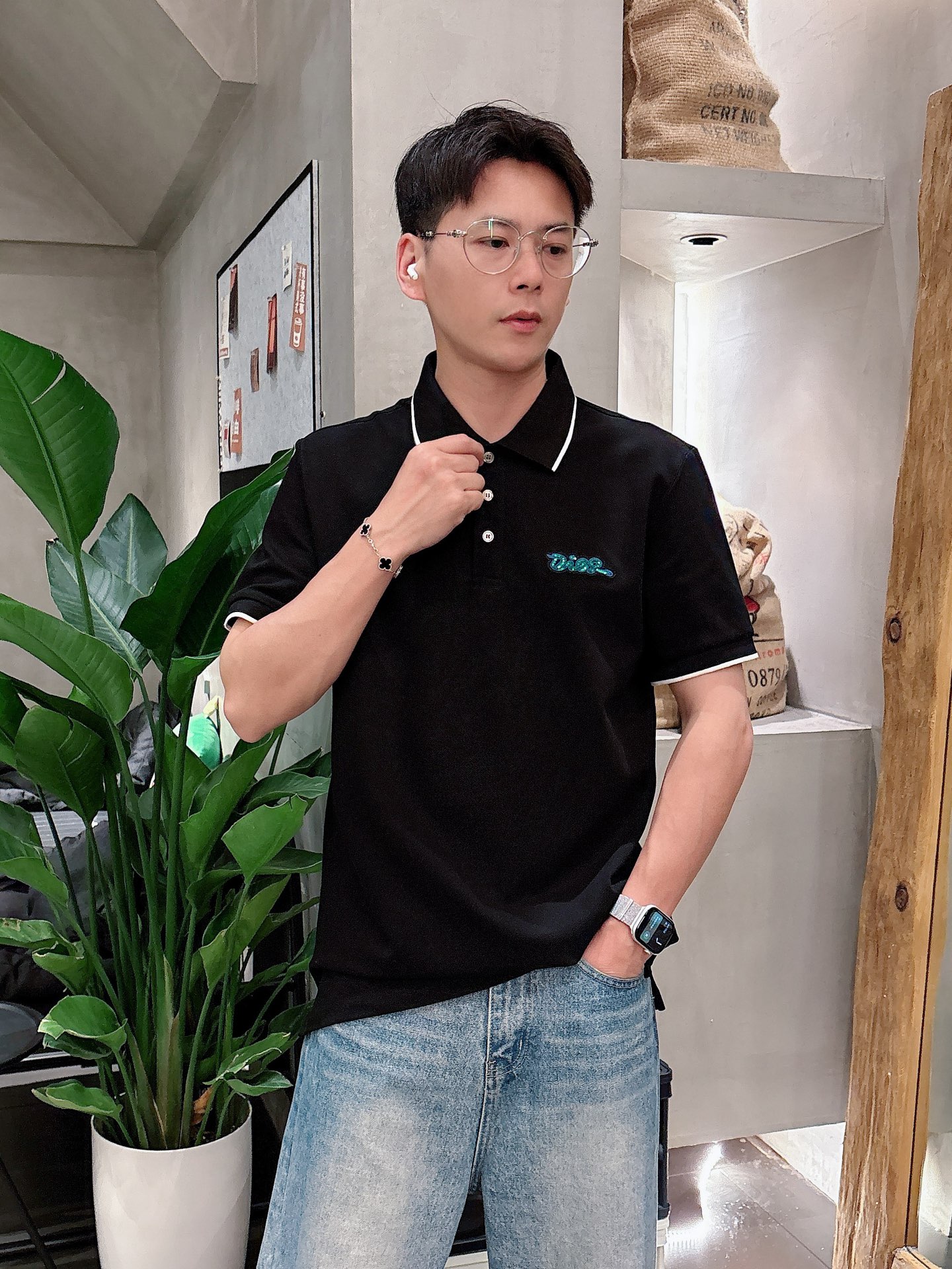 Dior Basic Clothing Cotton Black M-l-xl-xxl