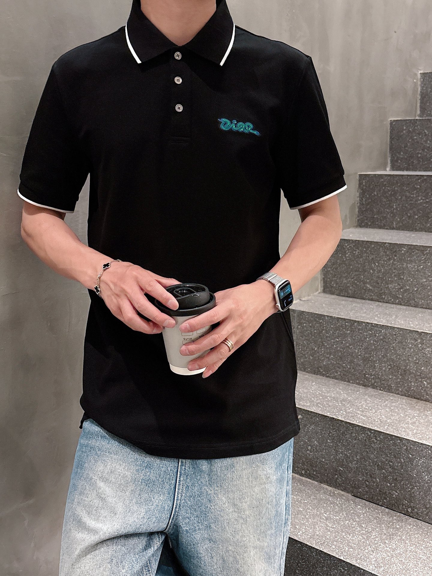 Dior Basic Clothing Cotton Black M-l-xl-xxl
