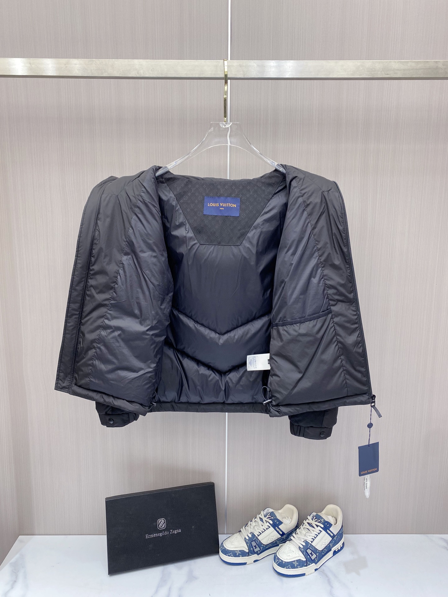 Louis Vuitton Couple Down Jacket White Duck Down M-l-xxxl
