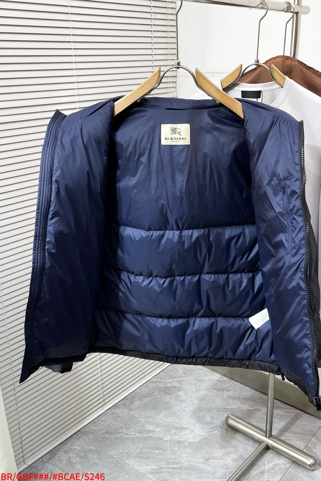 Burberry Couple Down Jacket White Duck Down S-m-xl