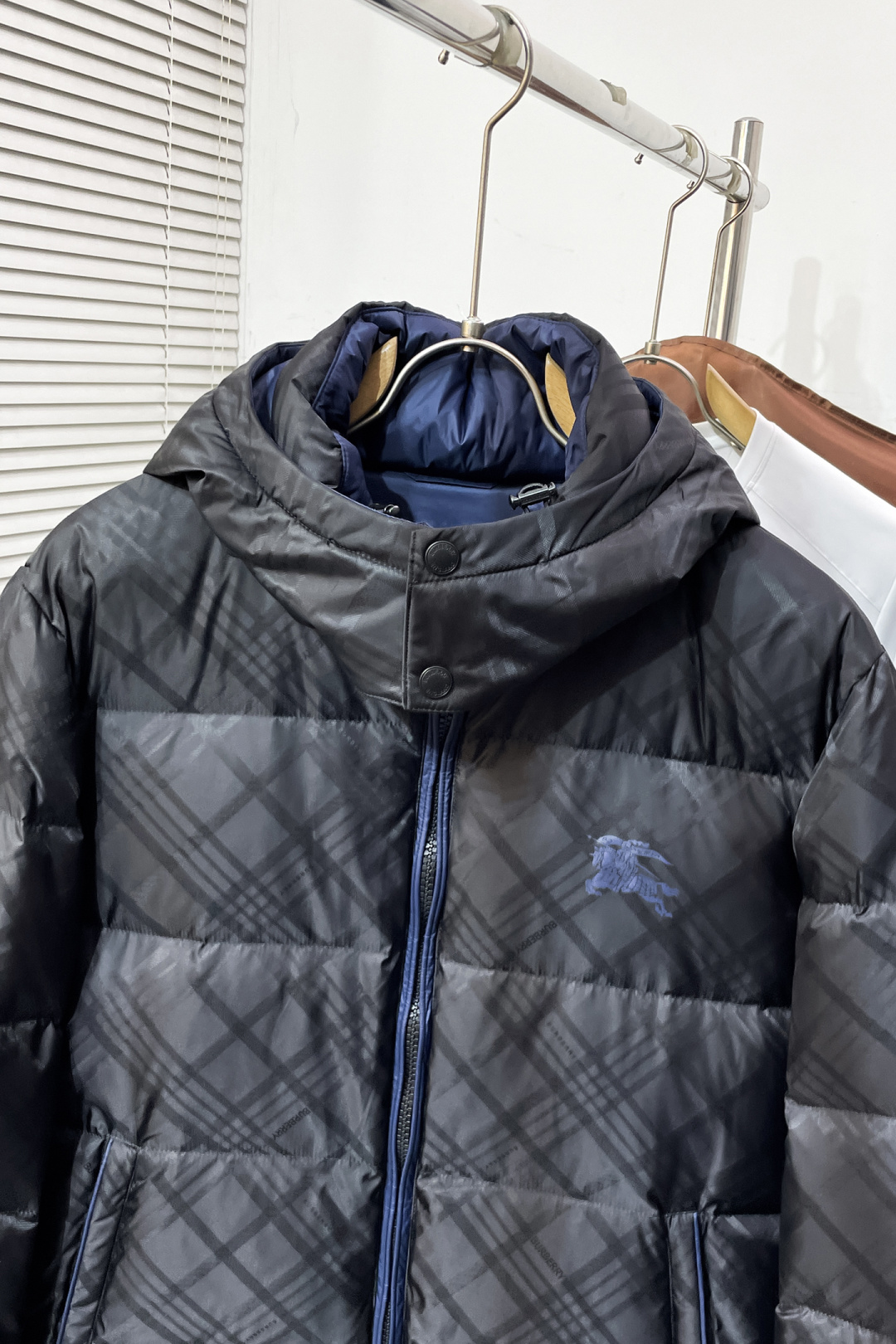 Burberry Couple Down Jacket White Duck Down S-m-xl