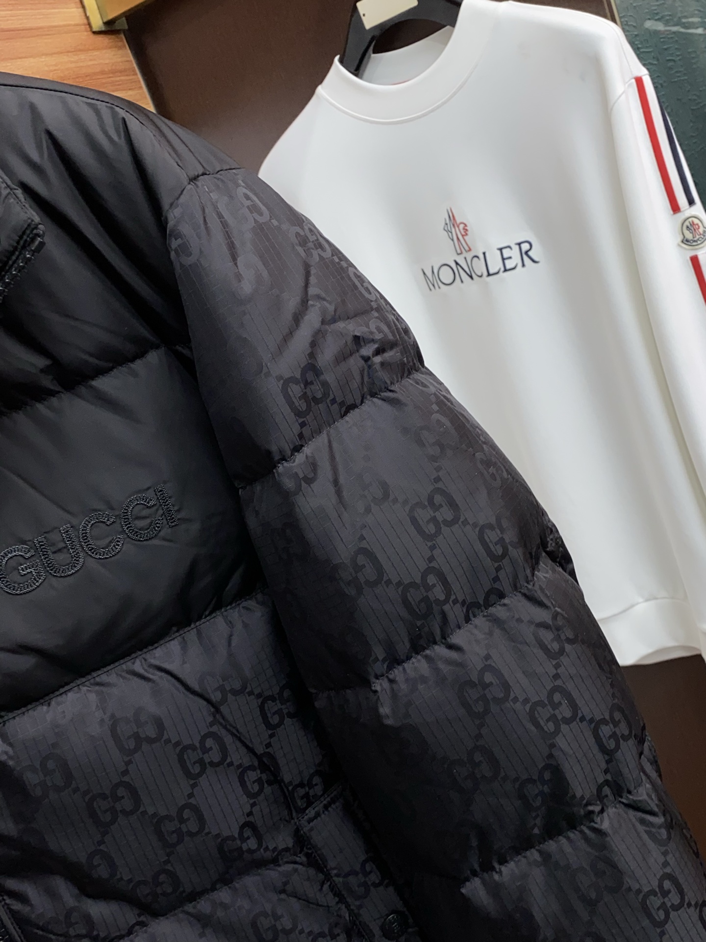 Gucci Couple Down Jacket White Duck Down M-xl