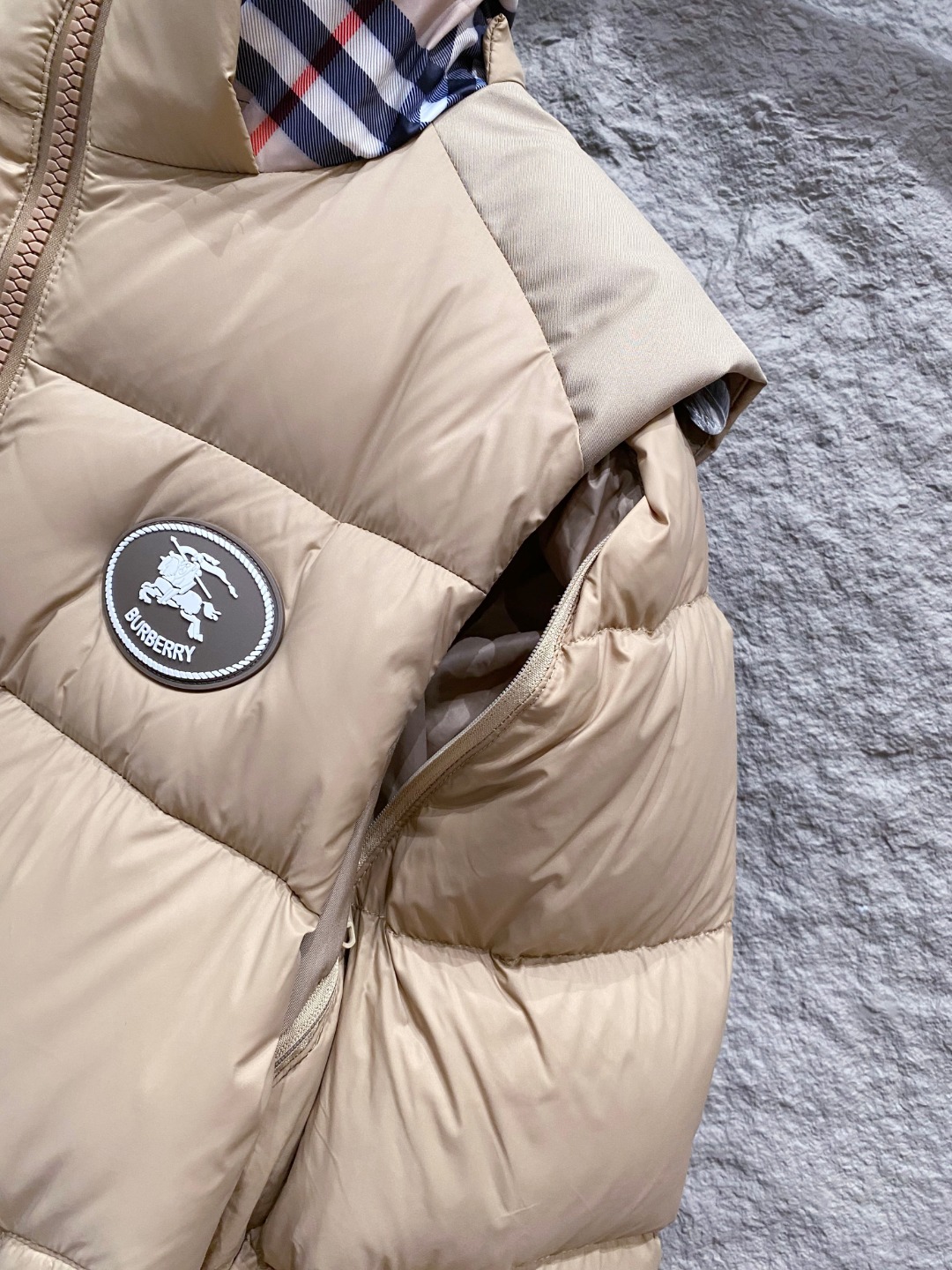 Burberry Down Jacket White Duck Down