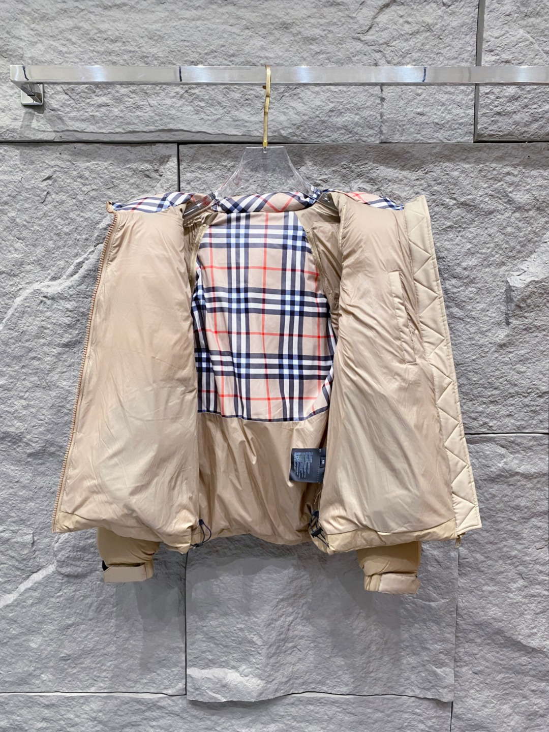 Burberry Down Jacket White Duck Down