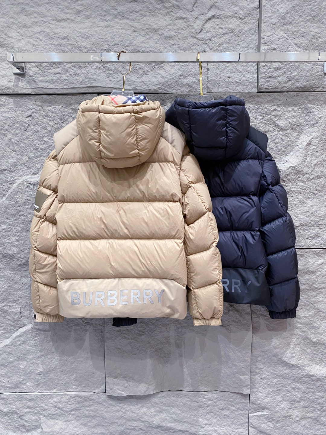 Burberry Down Jacket White Duck Down