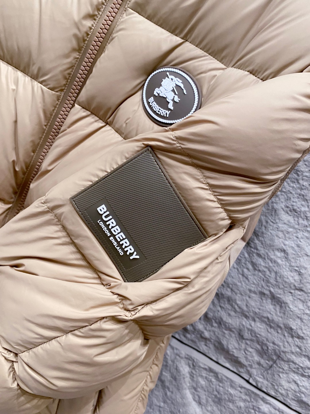 Burberry Down Jacket White Duck Down