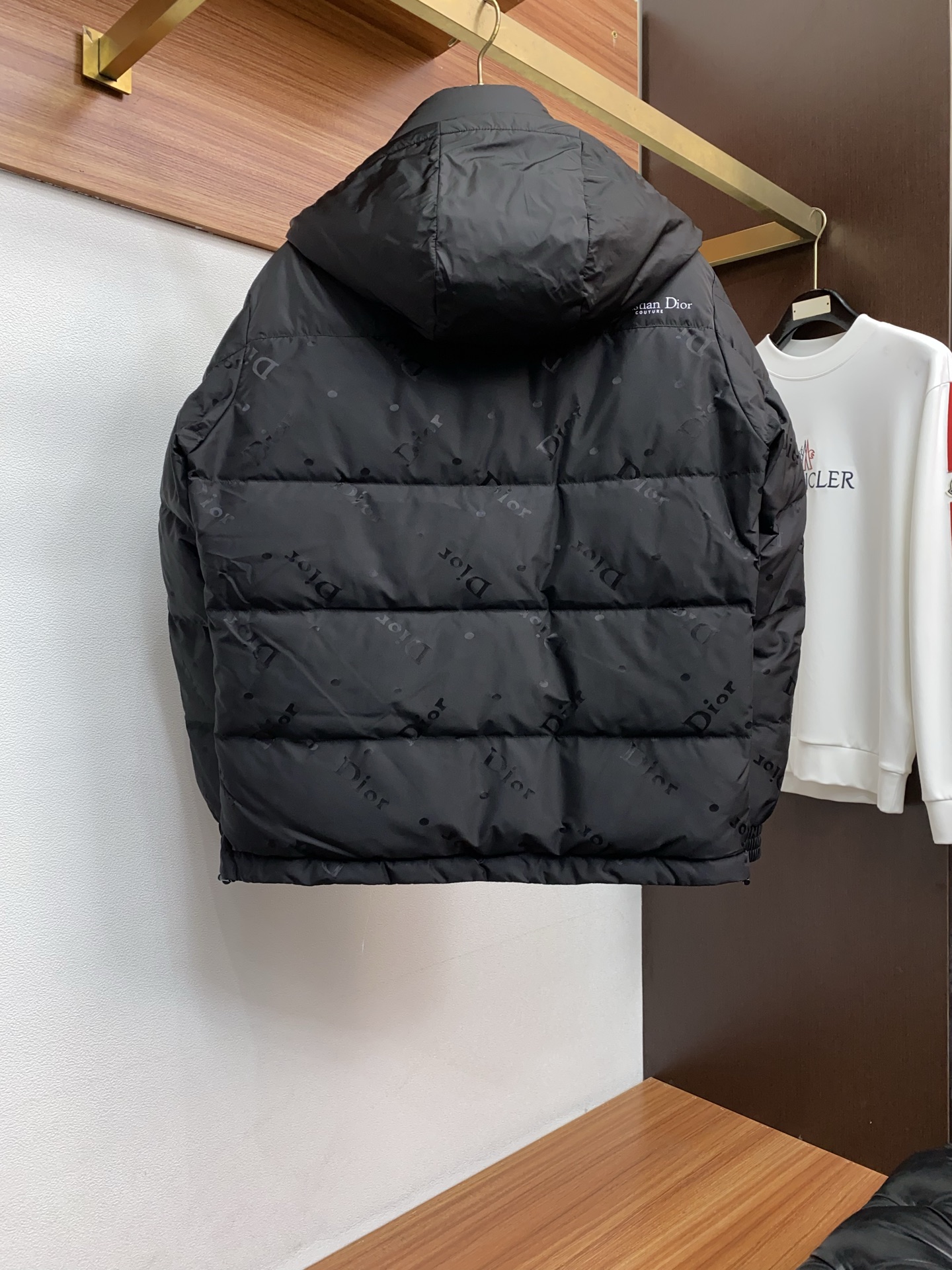 Dior Couple Down Jacket White Duck Down M-xl