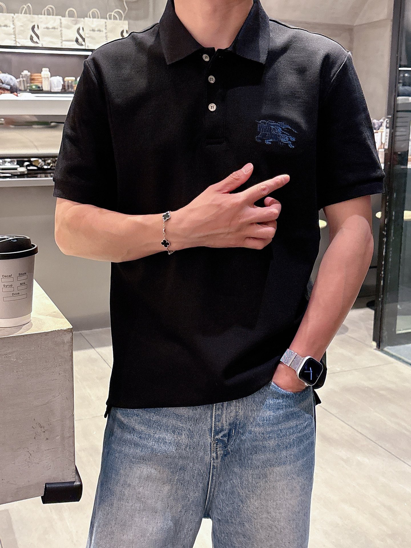 Burberry Basic Clothing Cotton Black M-l-xl-xxl