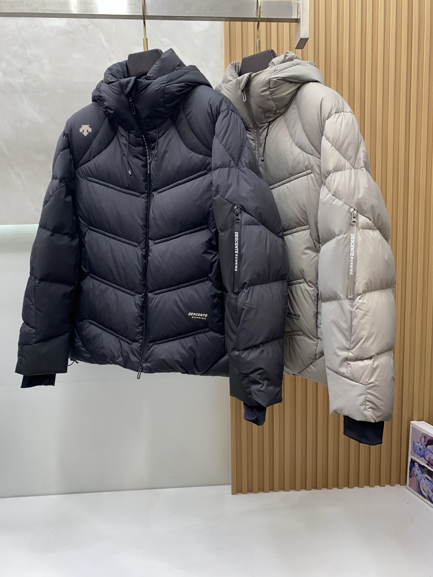 Descente Male Down Jacket White Duck Down M-xl
