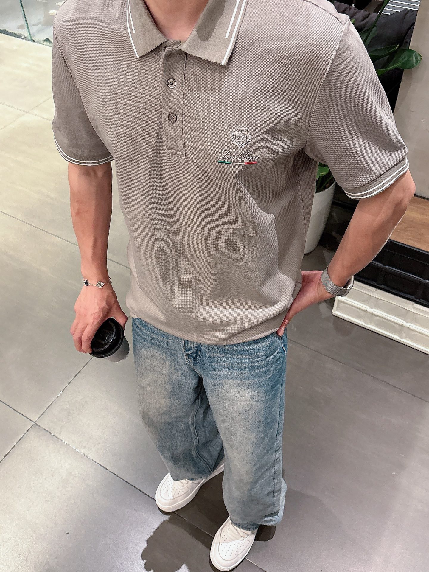 Loro Piana Basic Clothing Cotton Black M-l-xl-xxl