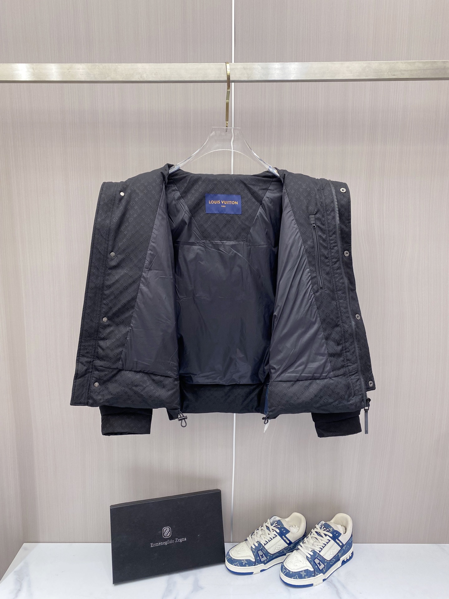 Louis Vuitton Couple Down Jacket White Duck Down M-l-xxxl