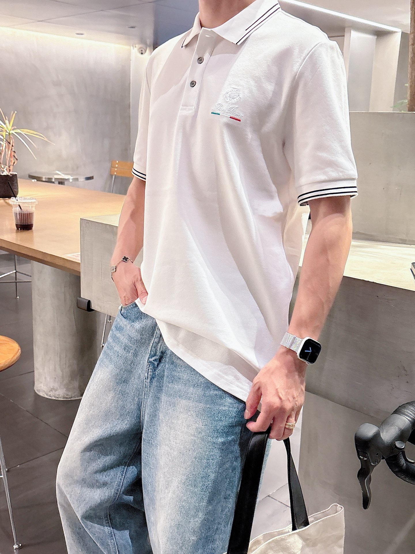 Loro Piana Basic Clothing Cotton Black M-l-xl-xxl
