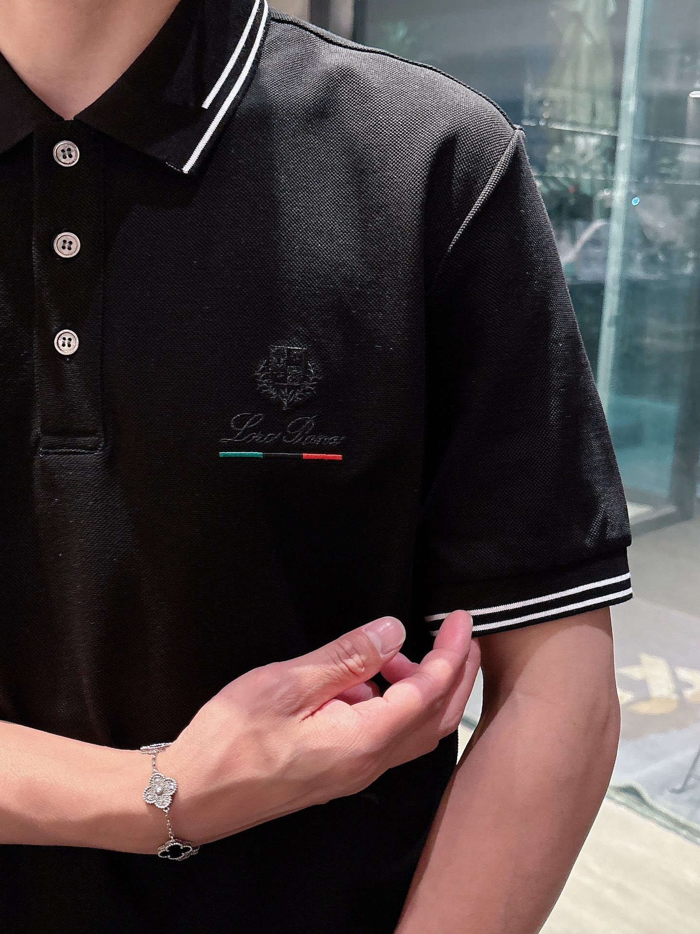 Loro Piana Basic Clothing Cotton Black M-l-xl-xxl