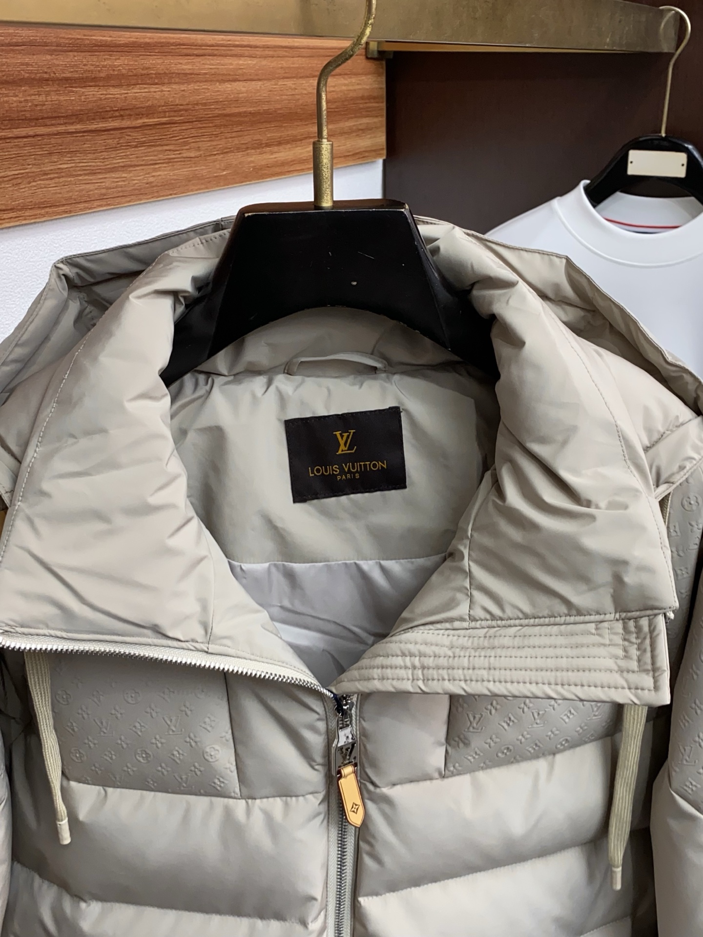 Louis Vuitton Couple Down Jacket White Duck Down M-xl