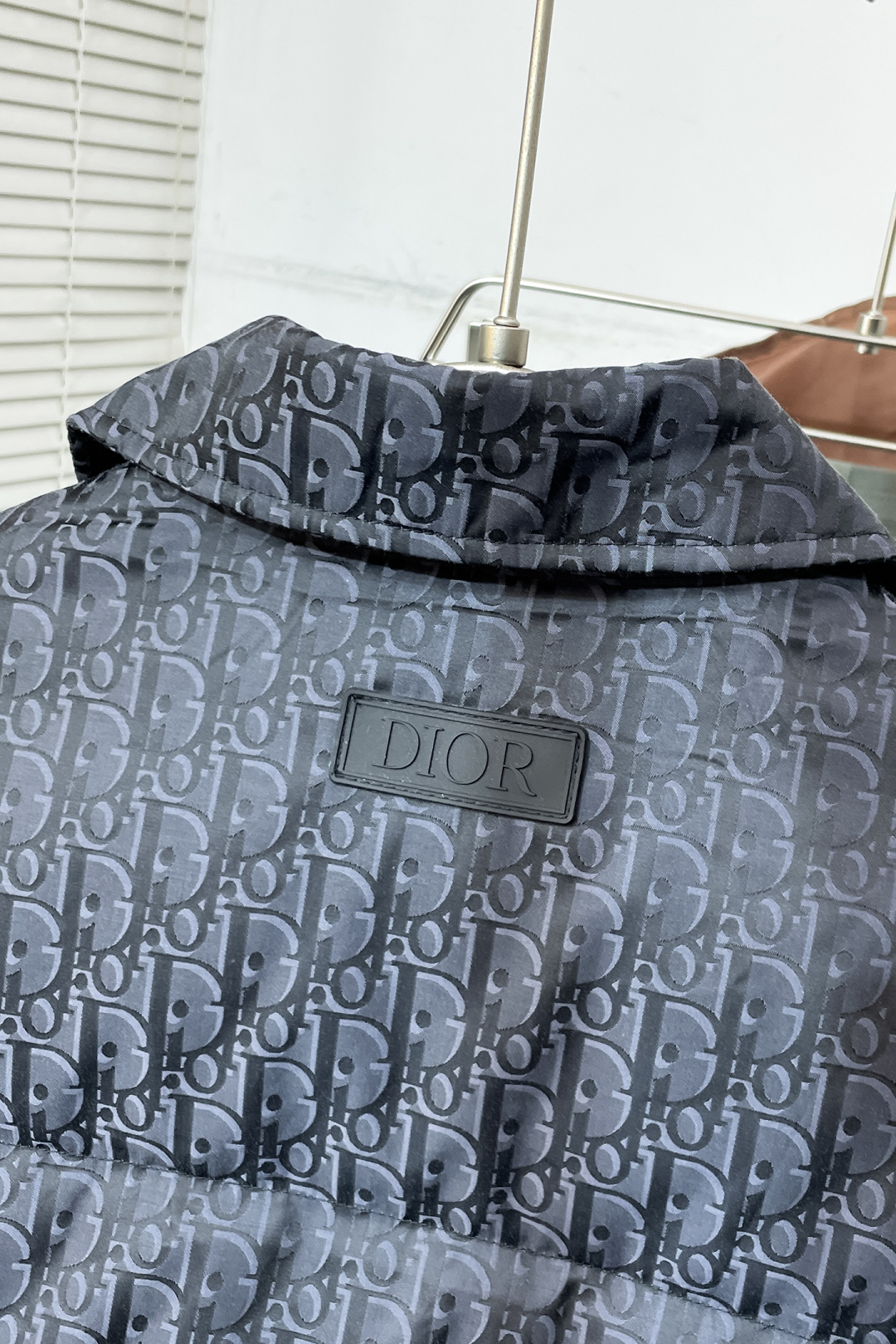 Dior Down Jacket Cotton Black Printed S-l-xl