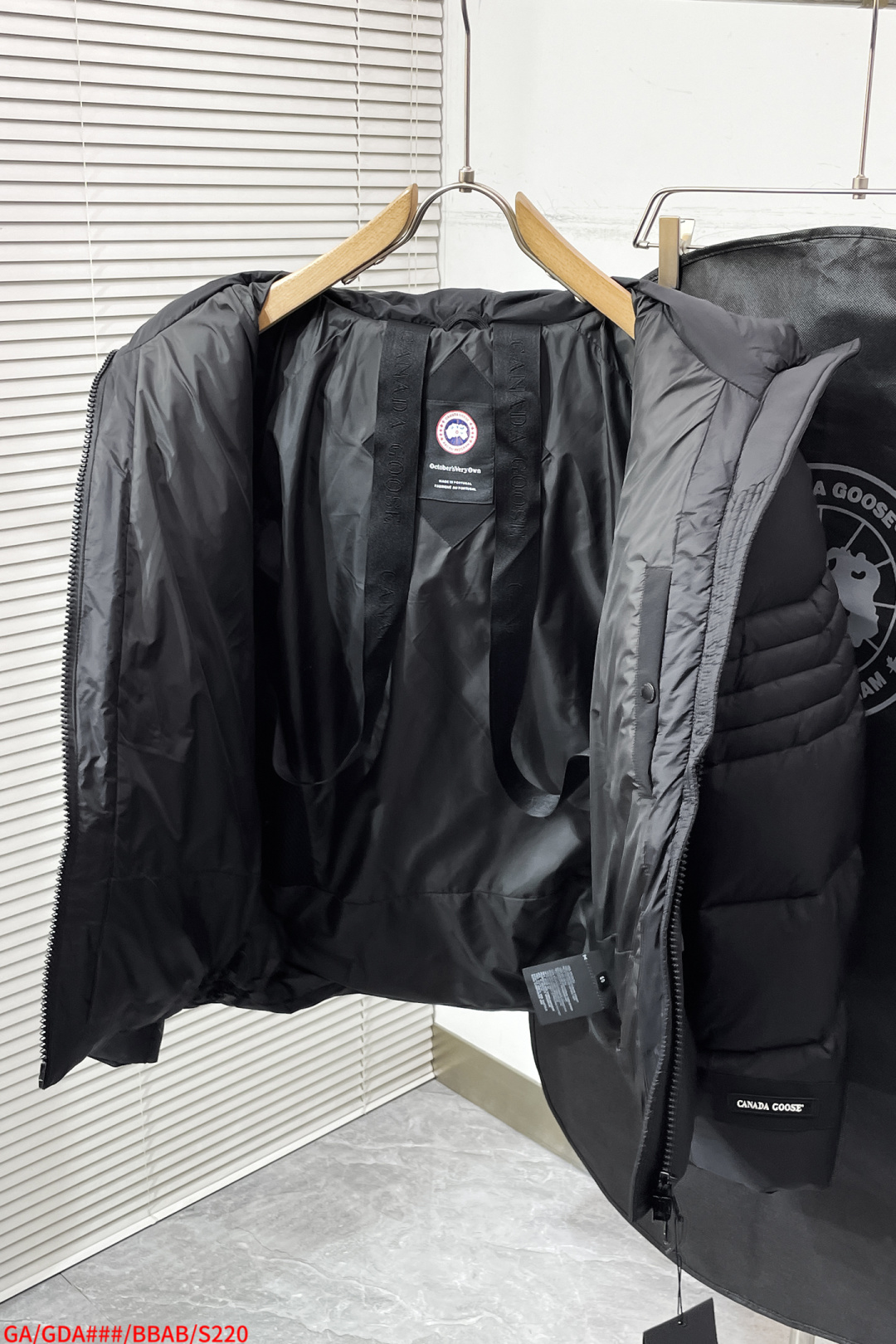 Canada Goose Couple Down Jacket Black Hooded S-m-l-xl