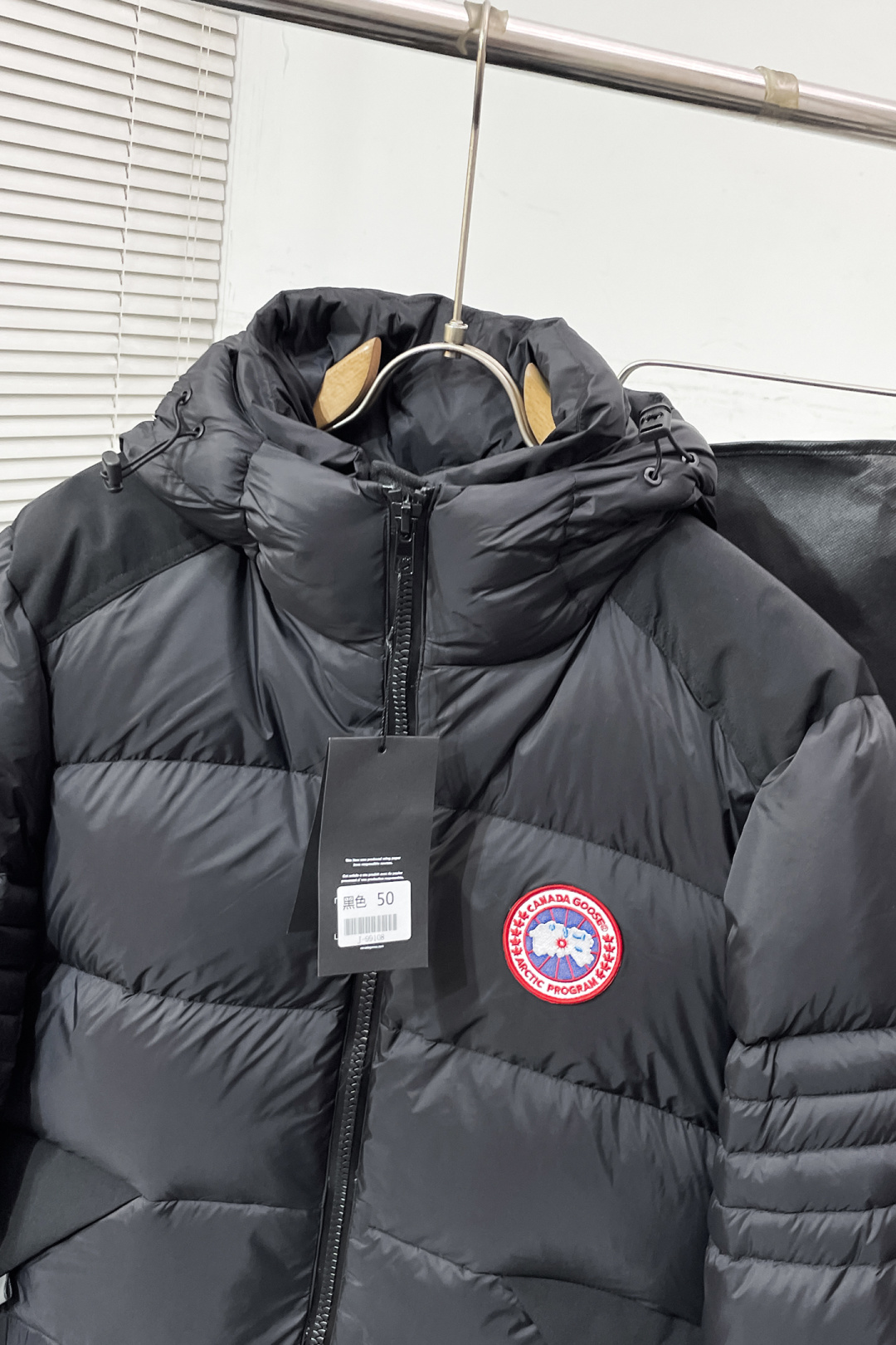 Canada Goose Couple Down Jacket Black Hooded S-m-l-xl