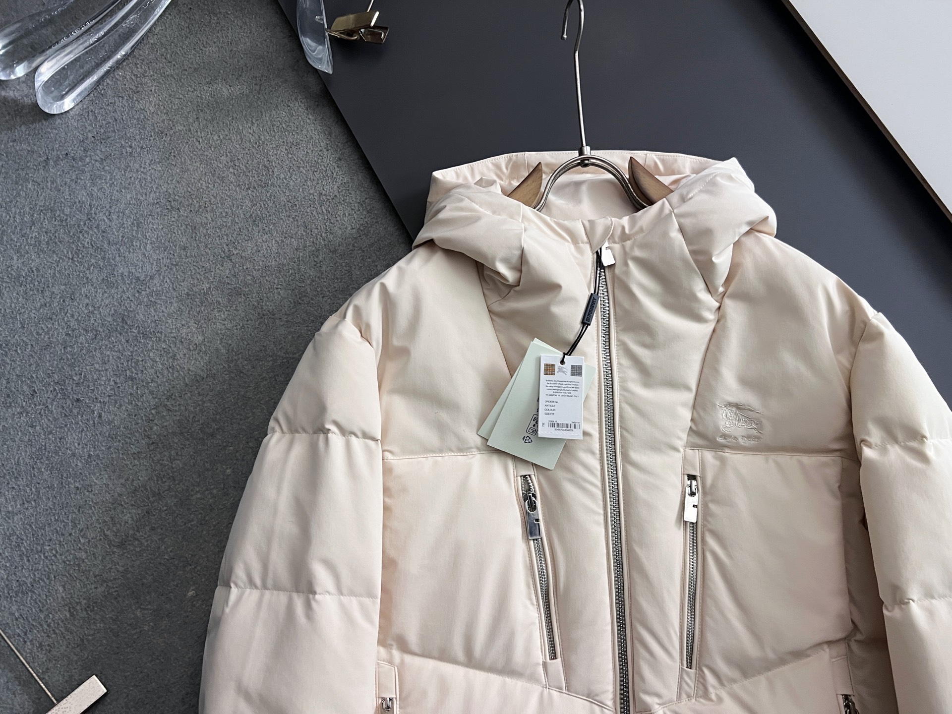 Burberry Down Jacket White Duck Down