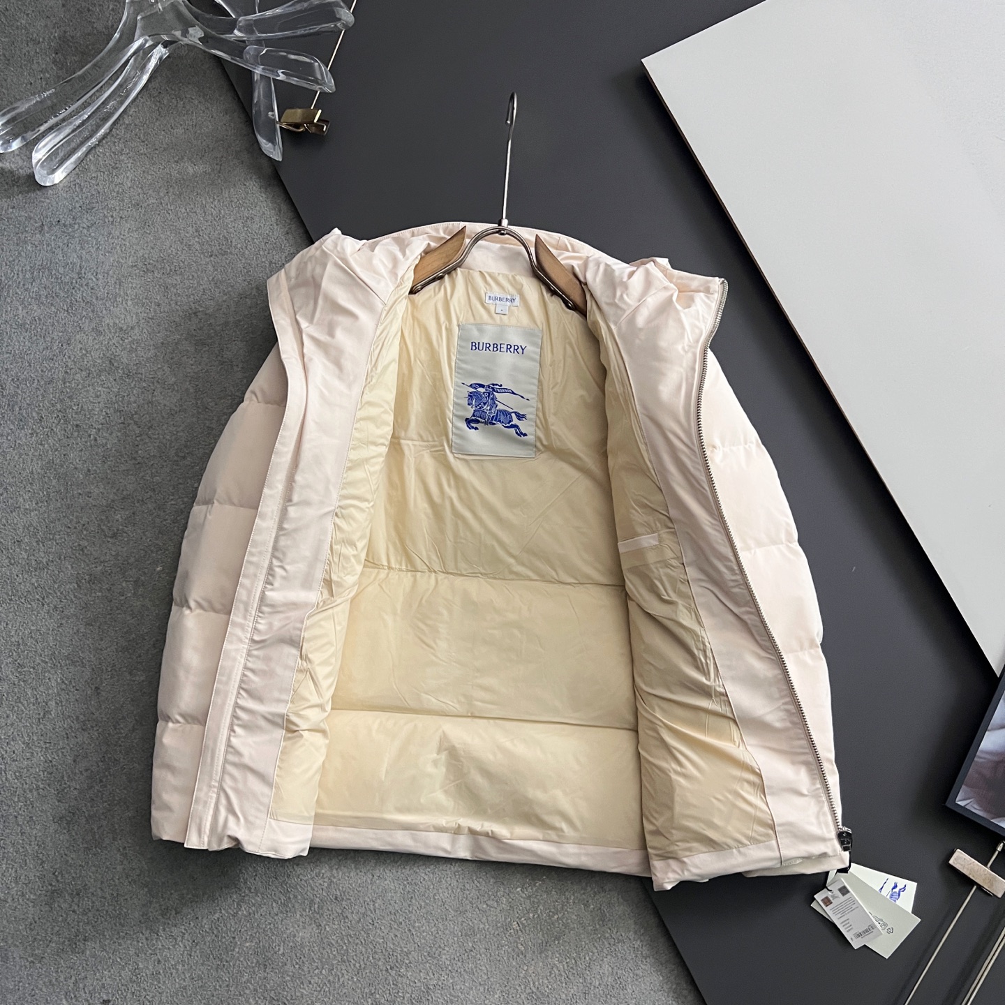 Burberry Down Jacket White Duck Down