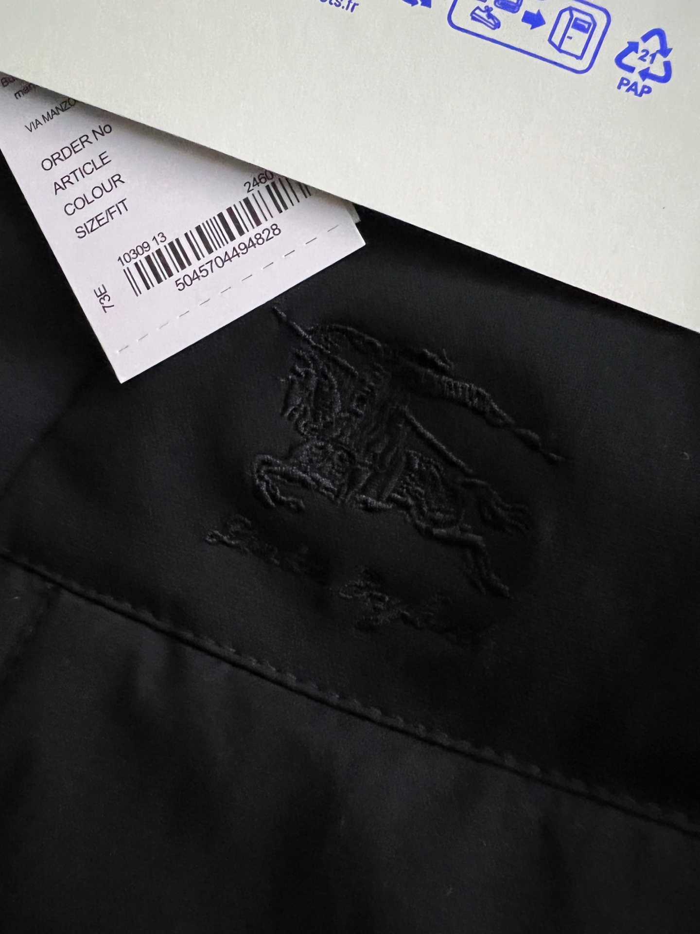 Burberry Down Jacket White Duck Down