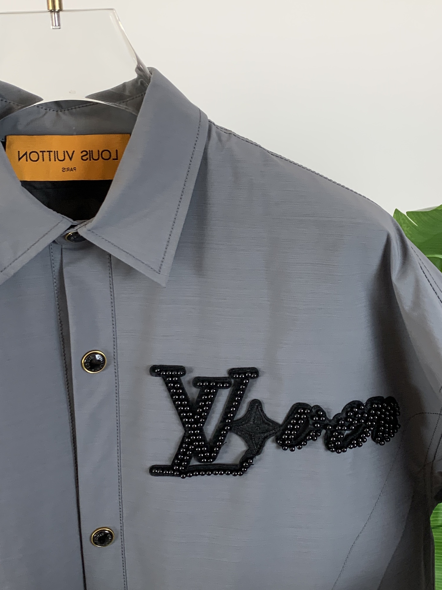 Louis Vuitton Shirt Goose Down Black S-m-l-xxxl