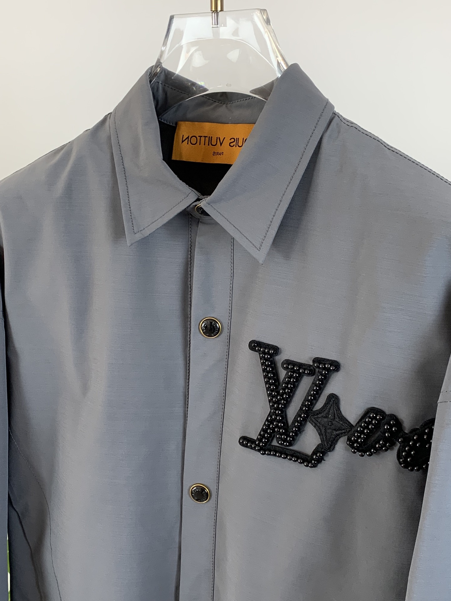 Louis Vuitton Shirt Goose Down Black S-m-l-xxxl