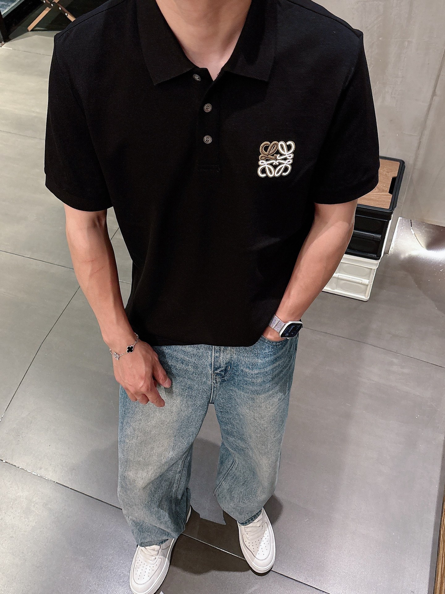 Loewe Basic Clothing Cotton Black M-l-xl-xxl