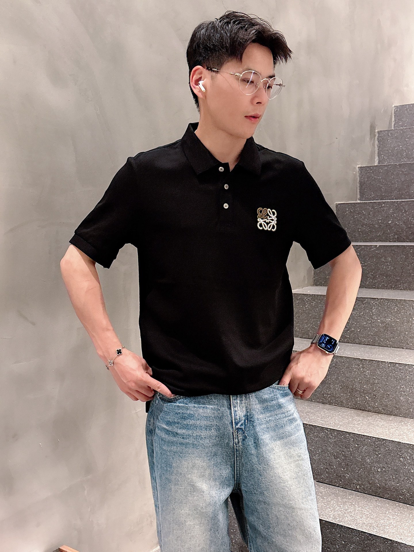Loewe Basic Clothing Cotton Black M-l-xl-xxl