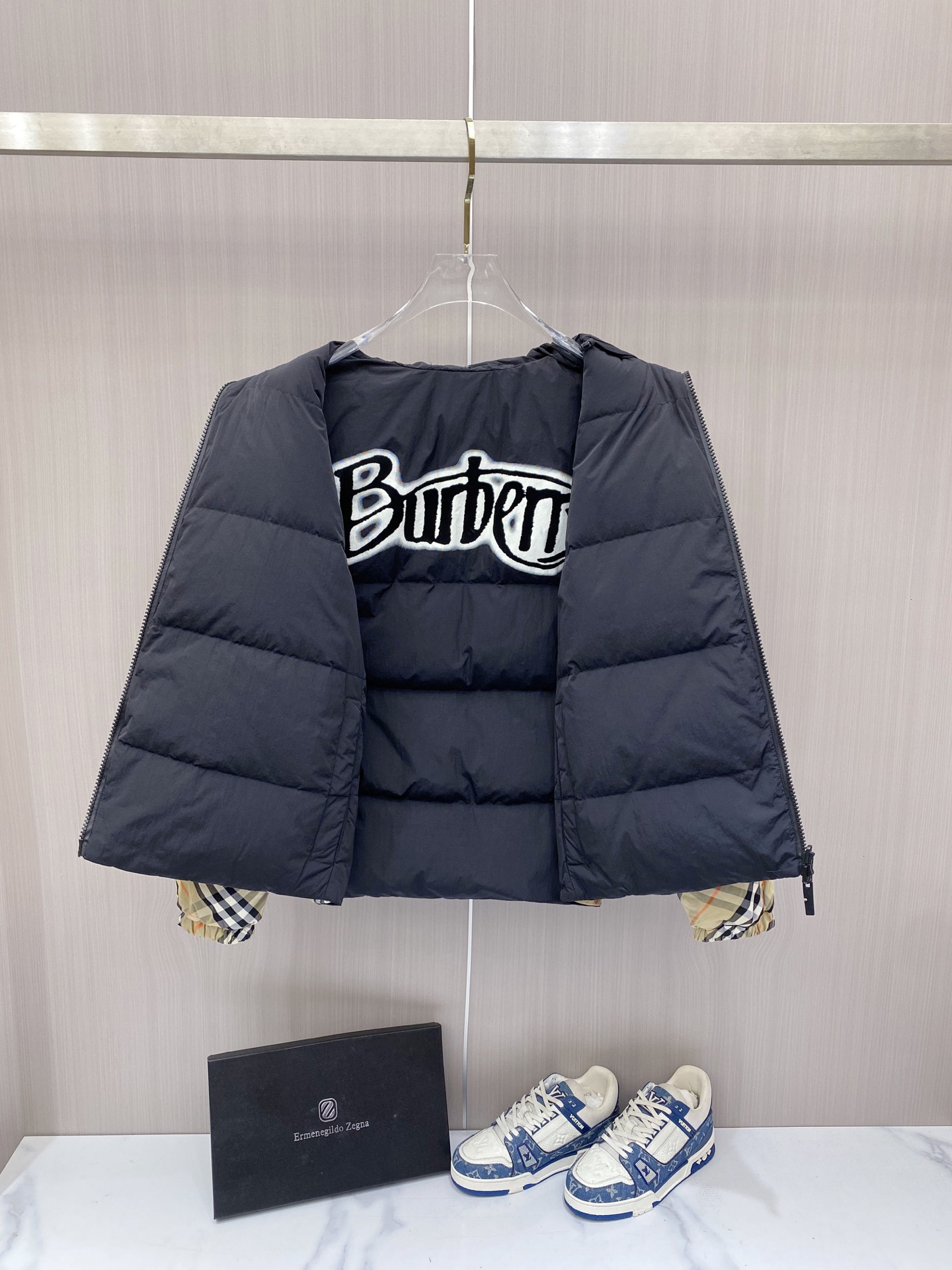 Burberry Down Jacket Polyester S-m-l-xl