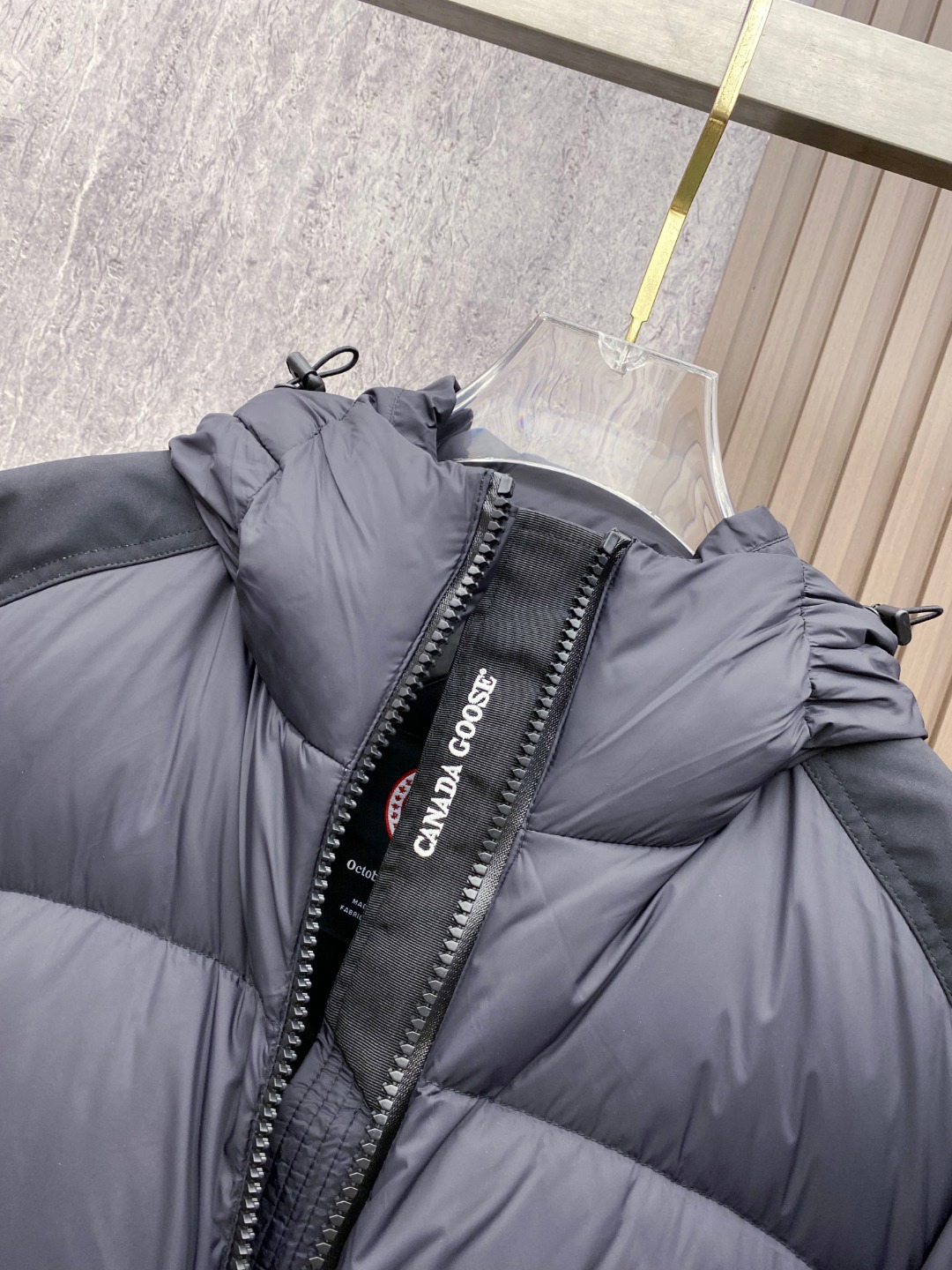Canada Goose Couple Down Jacket Black Hooded S-l
