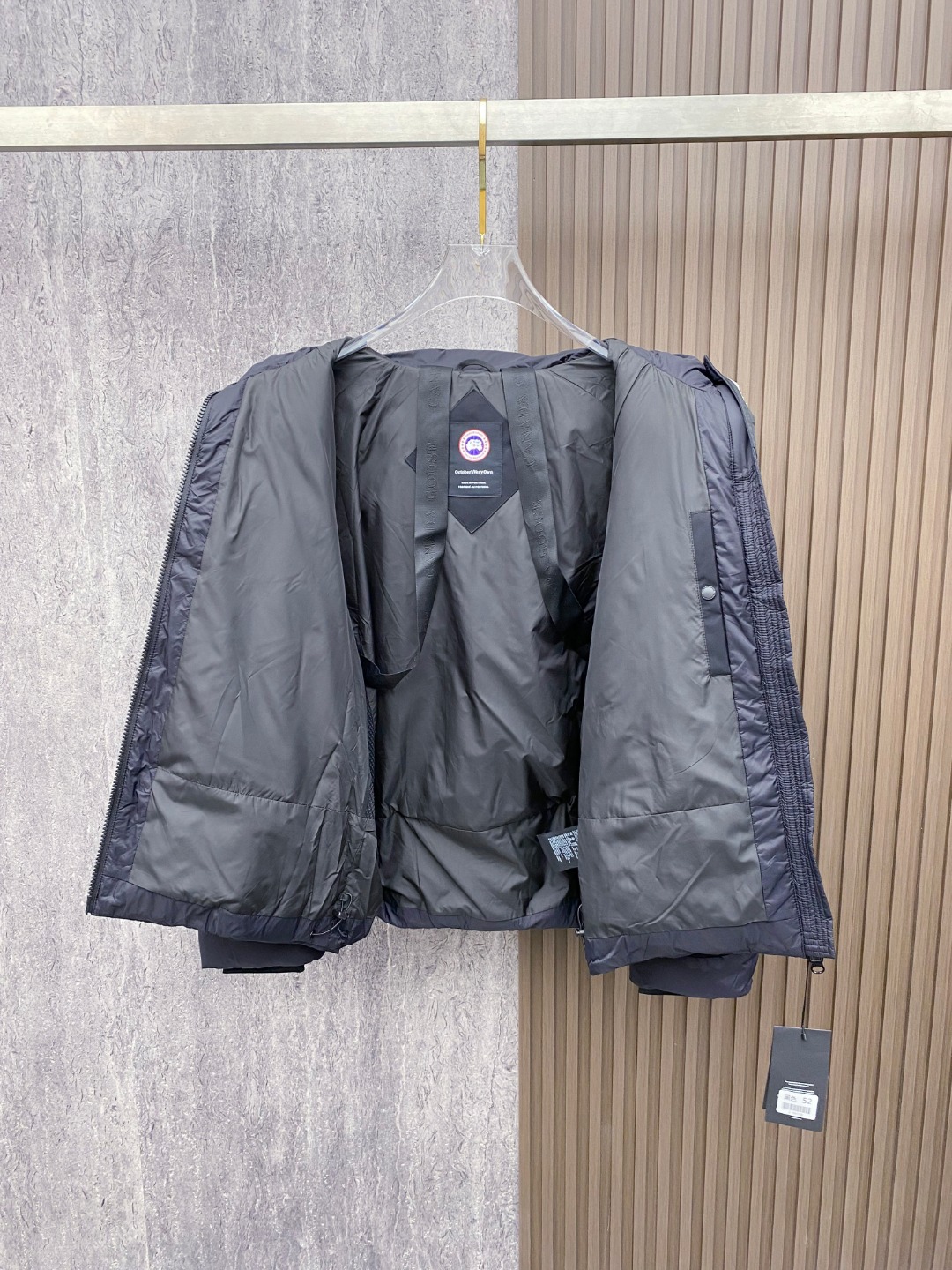 Canada Goose Couple Down Jacket Black Hooded S-l