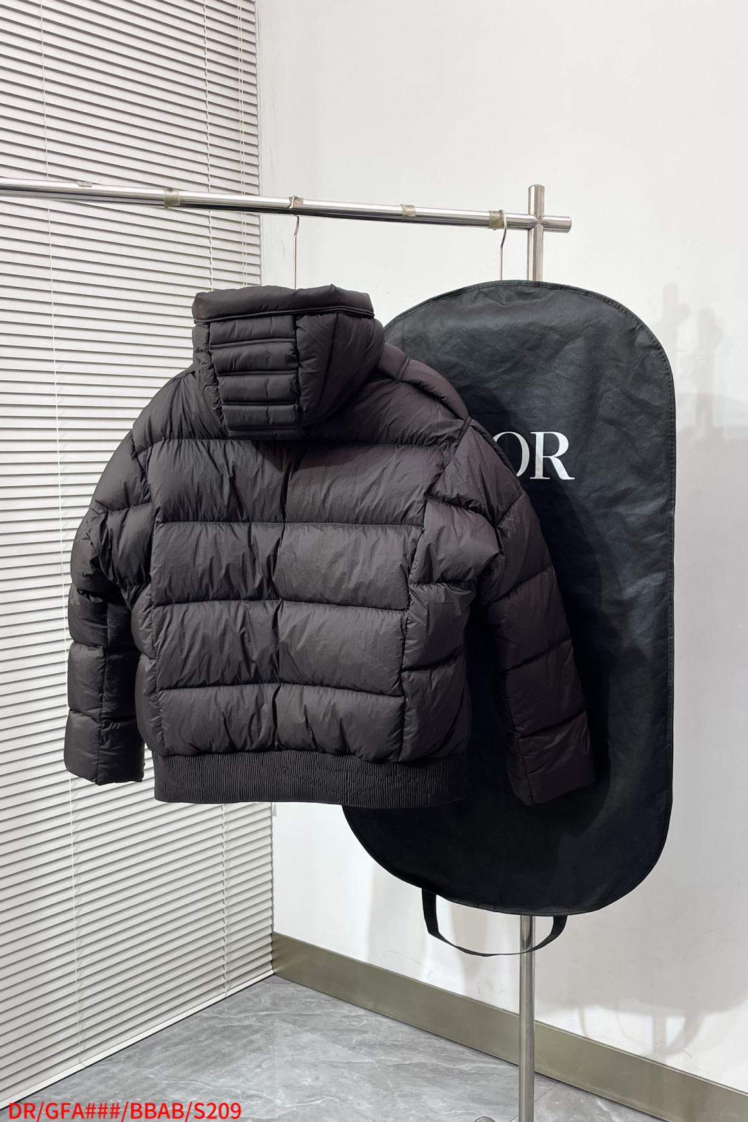 Dior Down Jacket White Duck Down Black S-m-l-xl