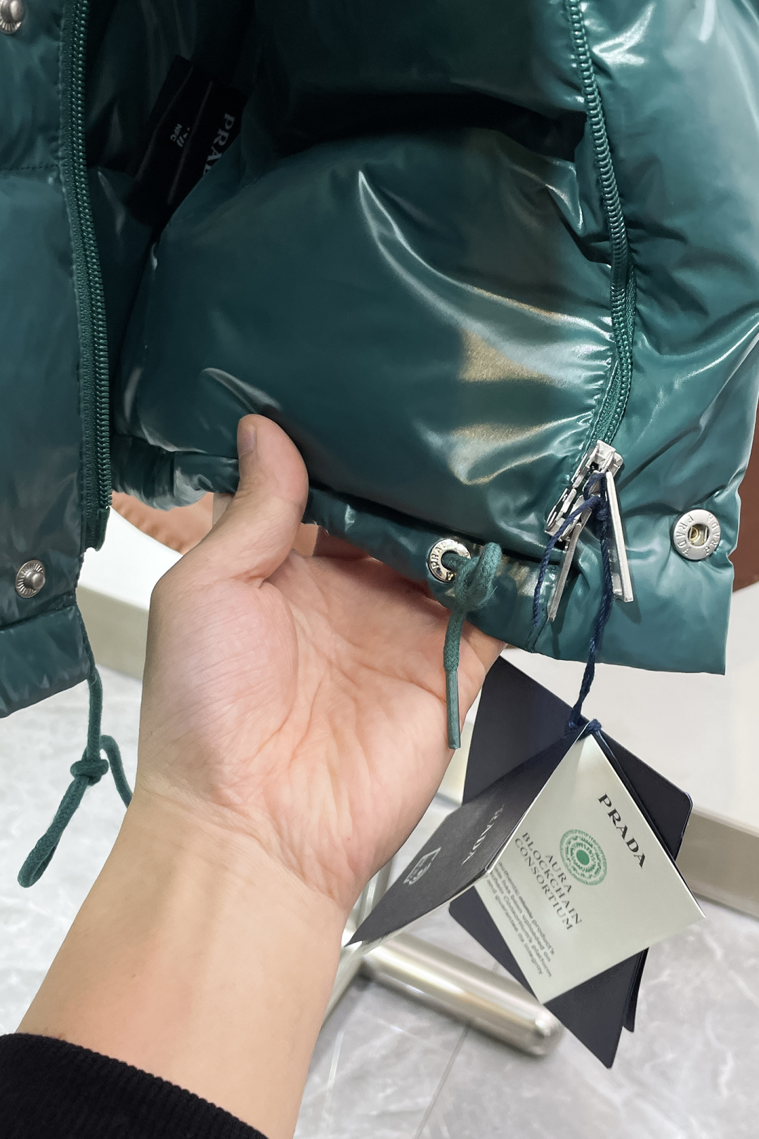 Prada Down Jacket White Duck Down S-m-xl