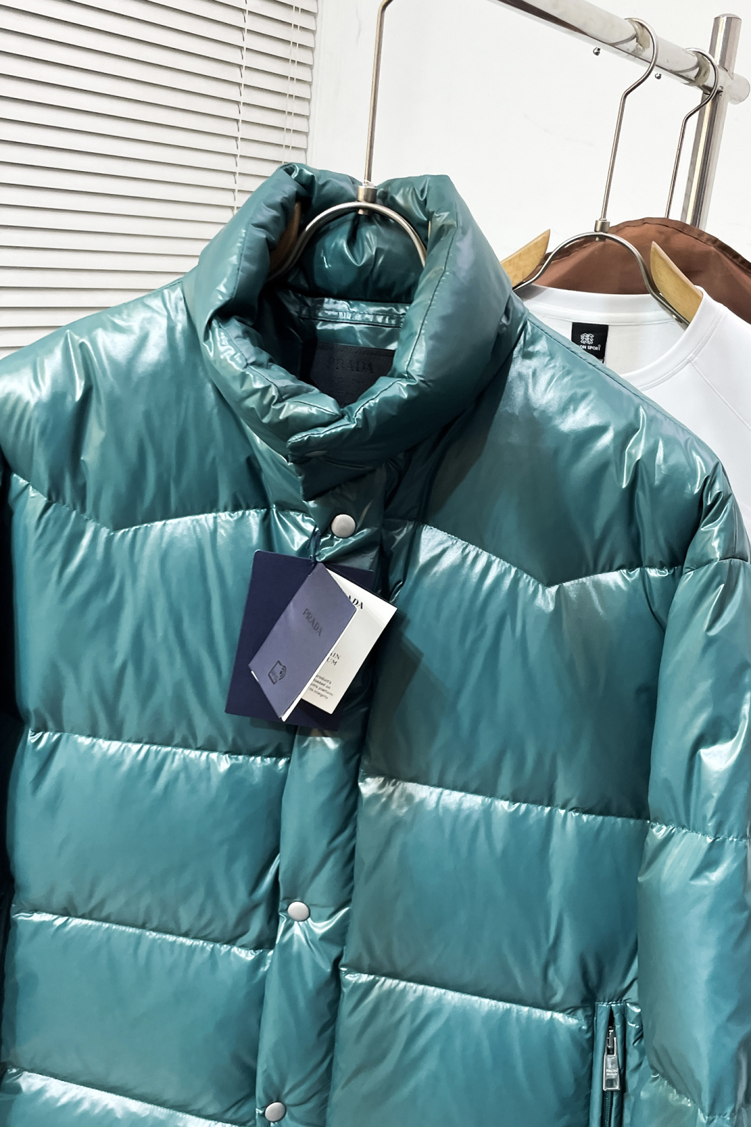 Prada Down Jacket White Duck Down S-m-xl