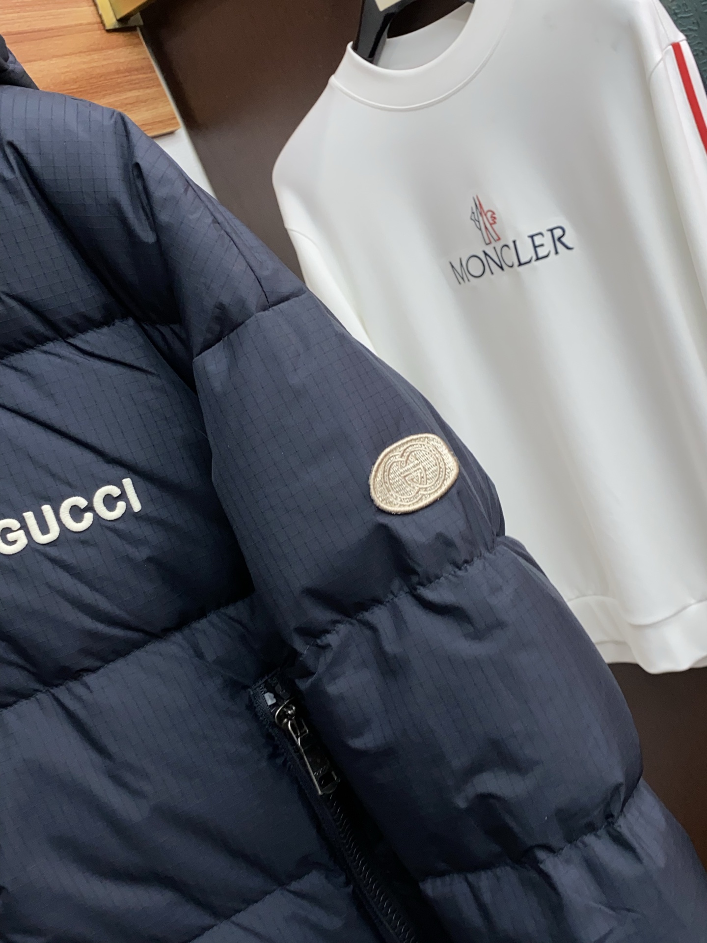 Gucci Couple Down Jacket White Duck Down M-xl