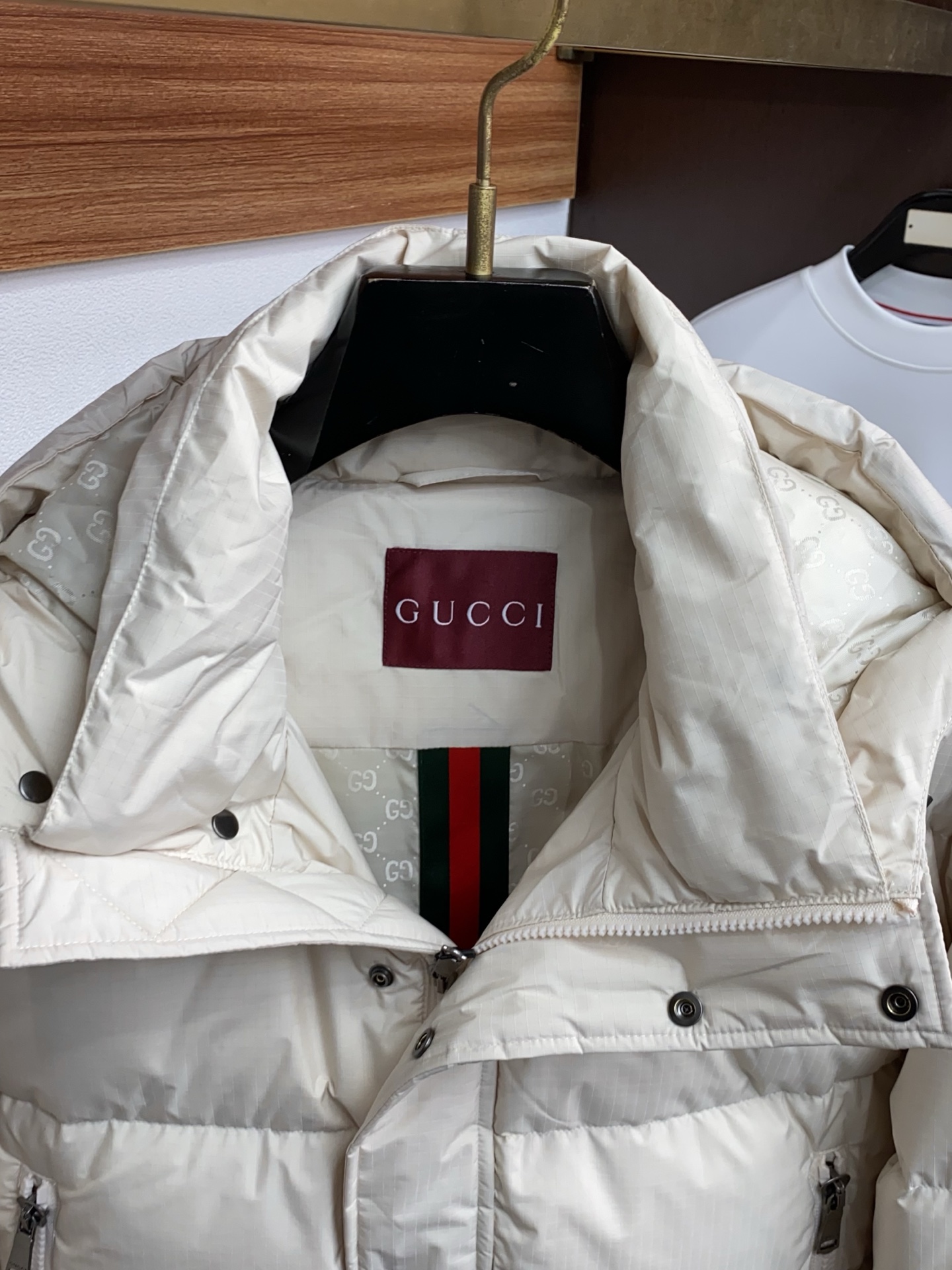 Gucci Couple Down Jacket White Duck Down M-xl