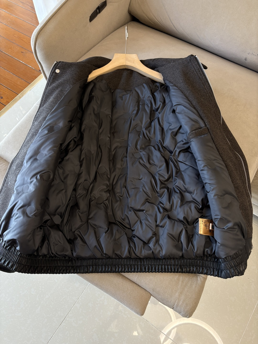 Ermenegildo Zegna Down Jacket Striped M-xl
