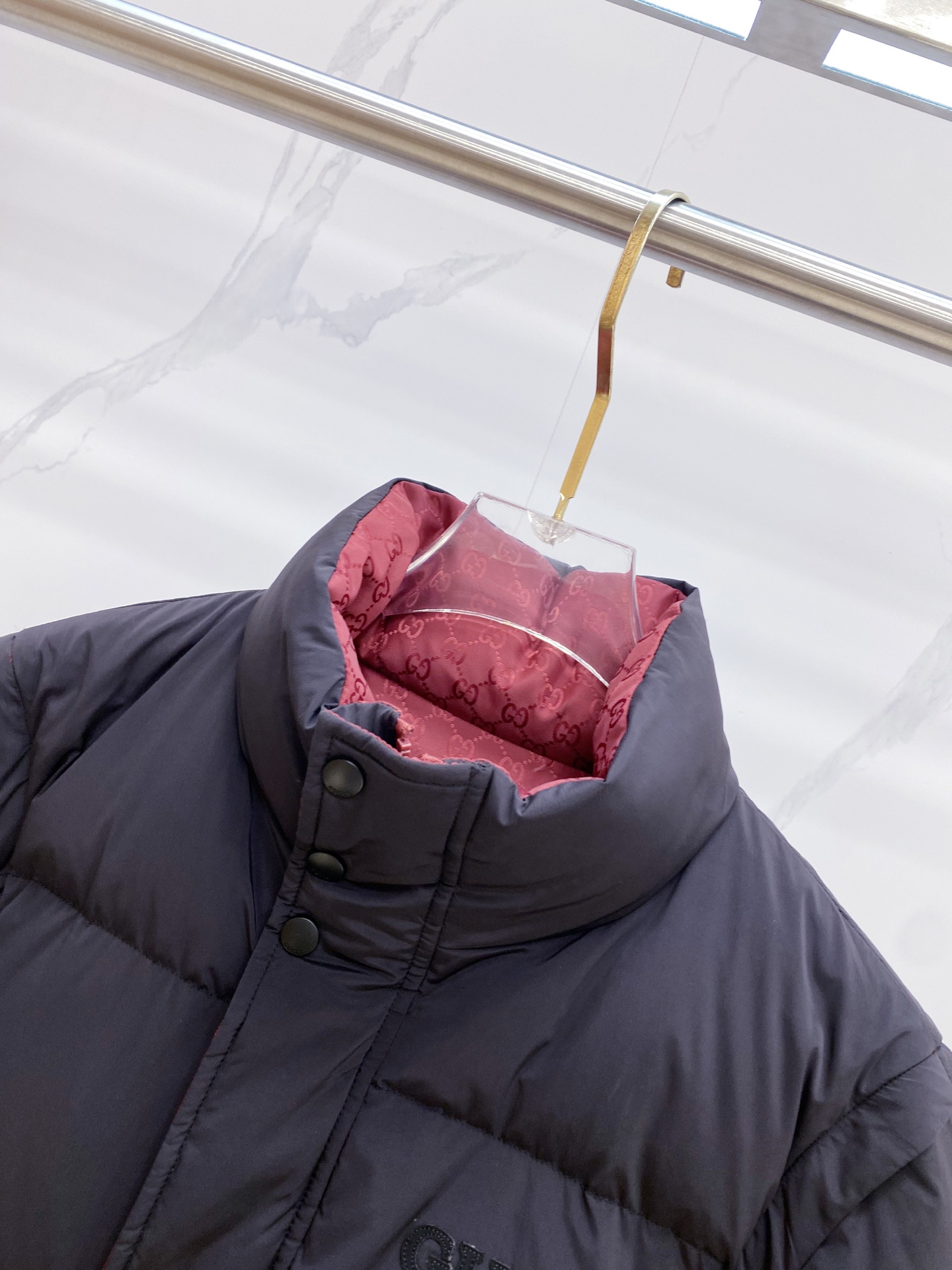 Gucci Down Jacket White Duck Down