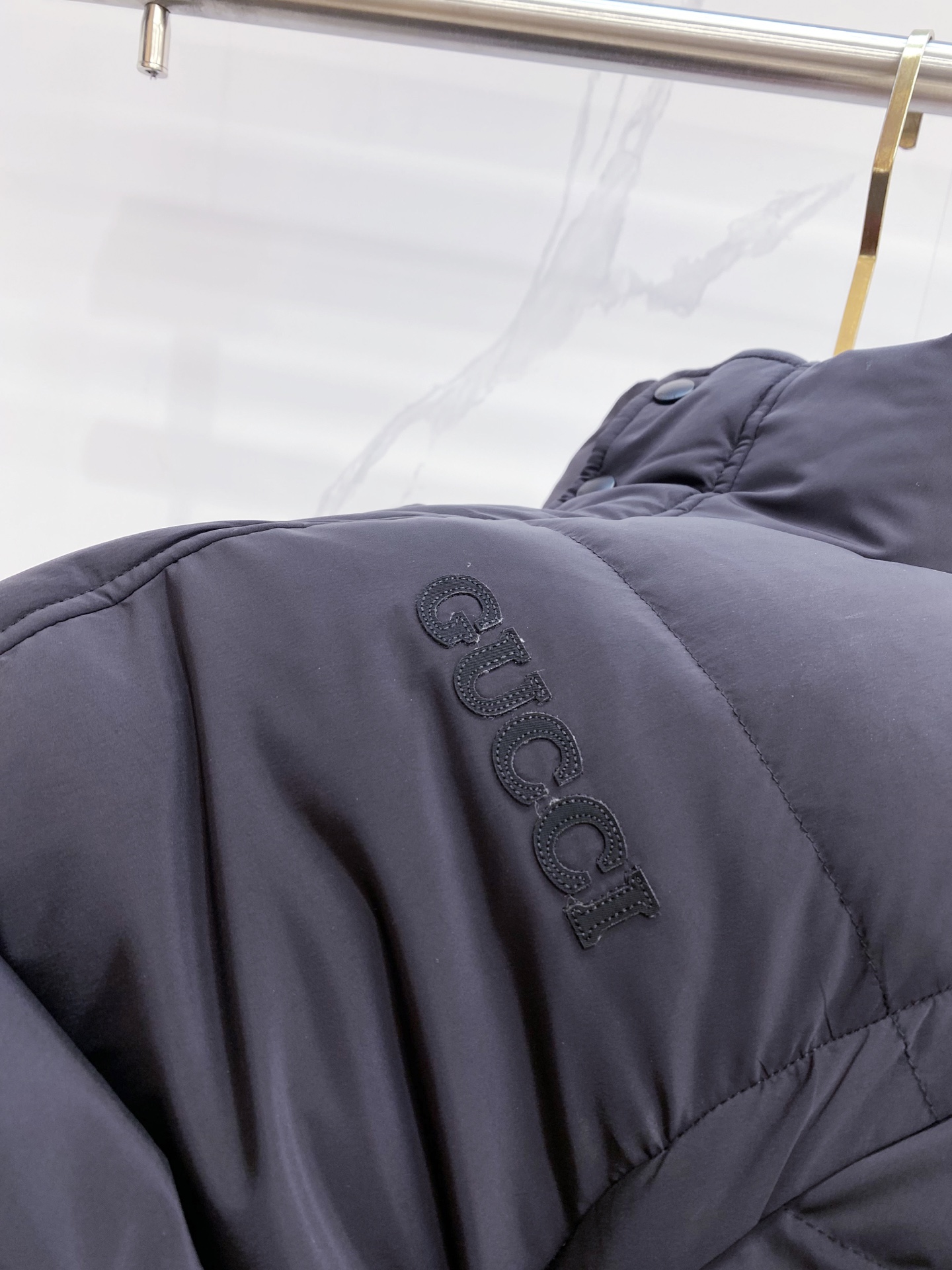 Gucci Down Jacket White Duck Down