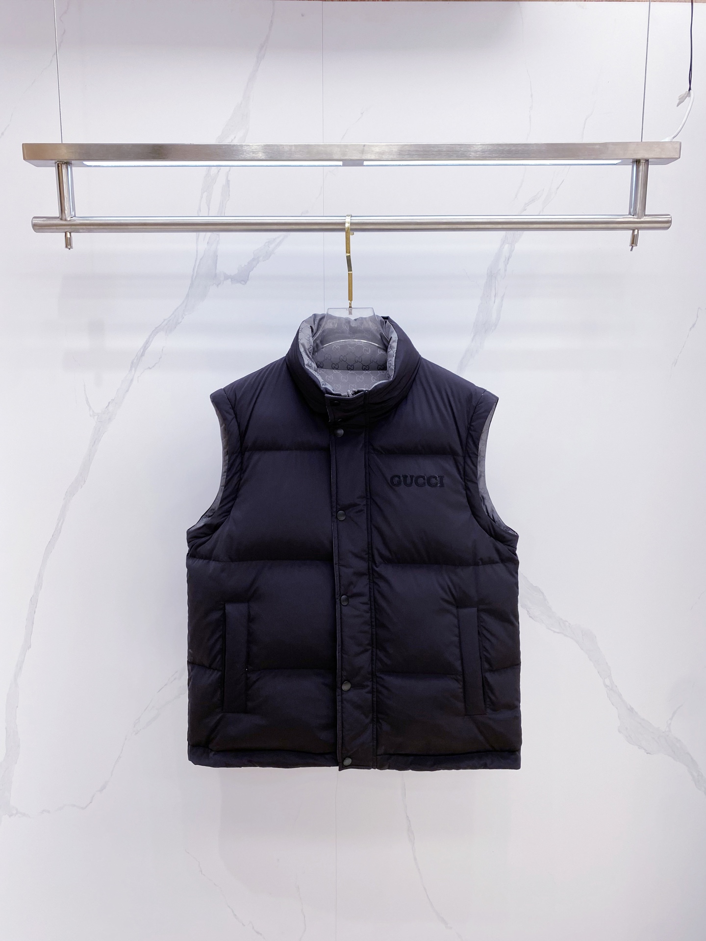 Gucci Down Jacket White Duck Down