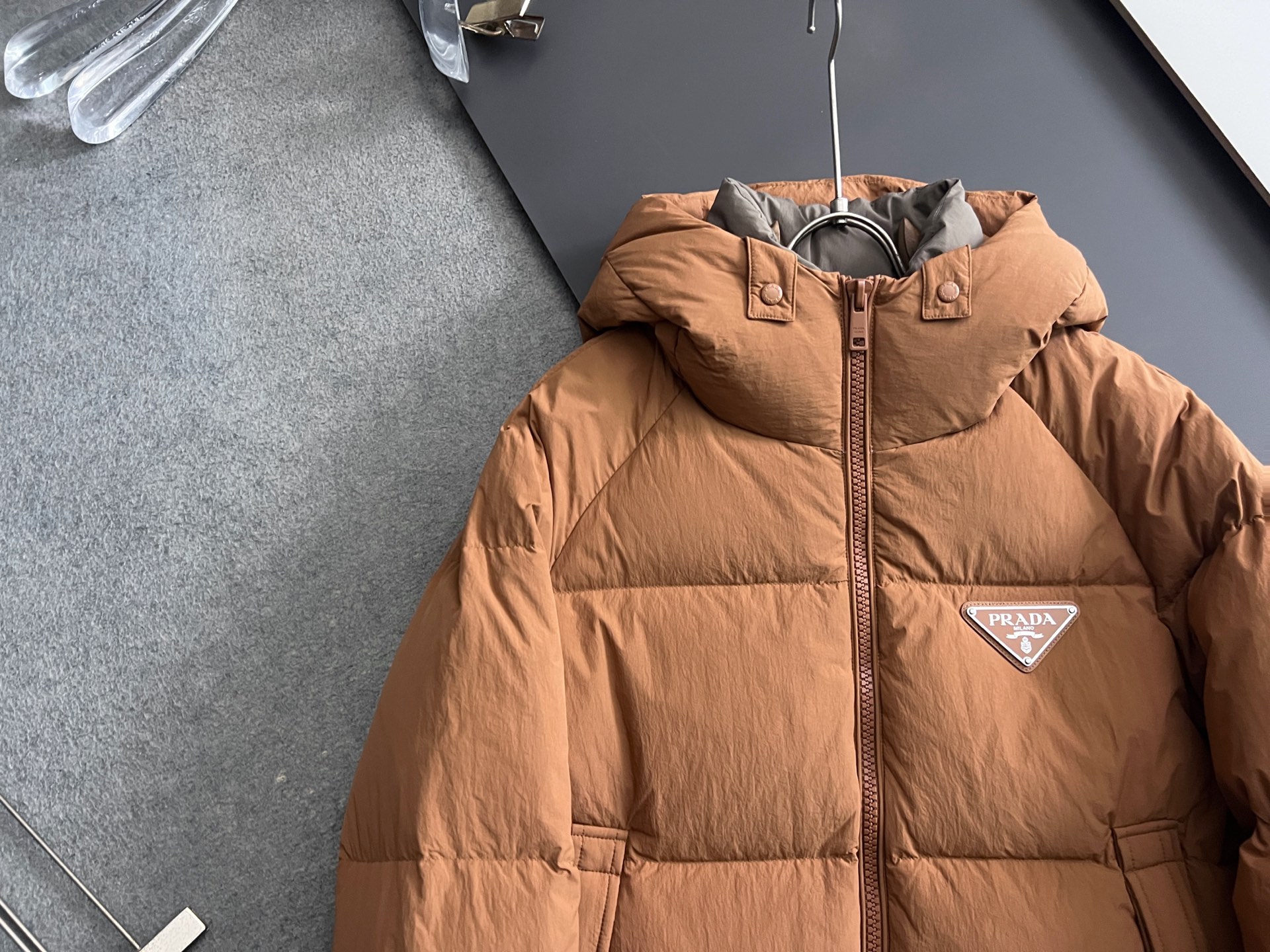 Prada Down Jacket White Duck Down
