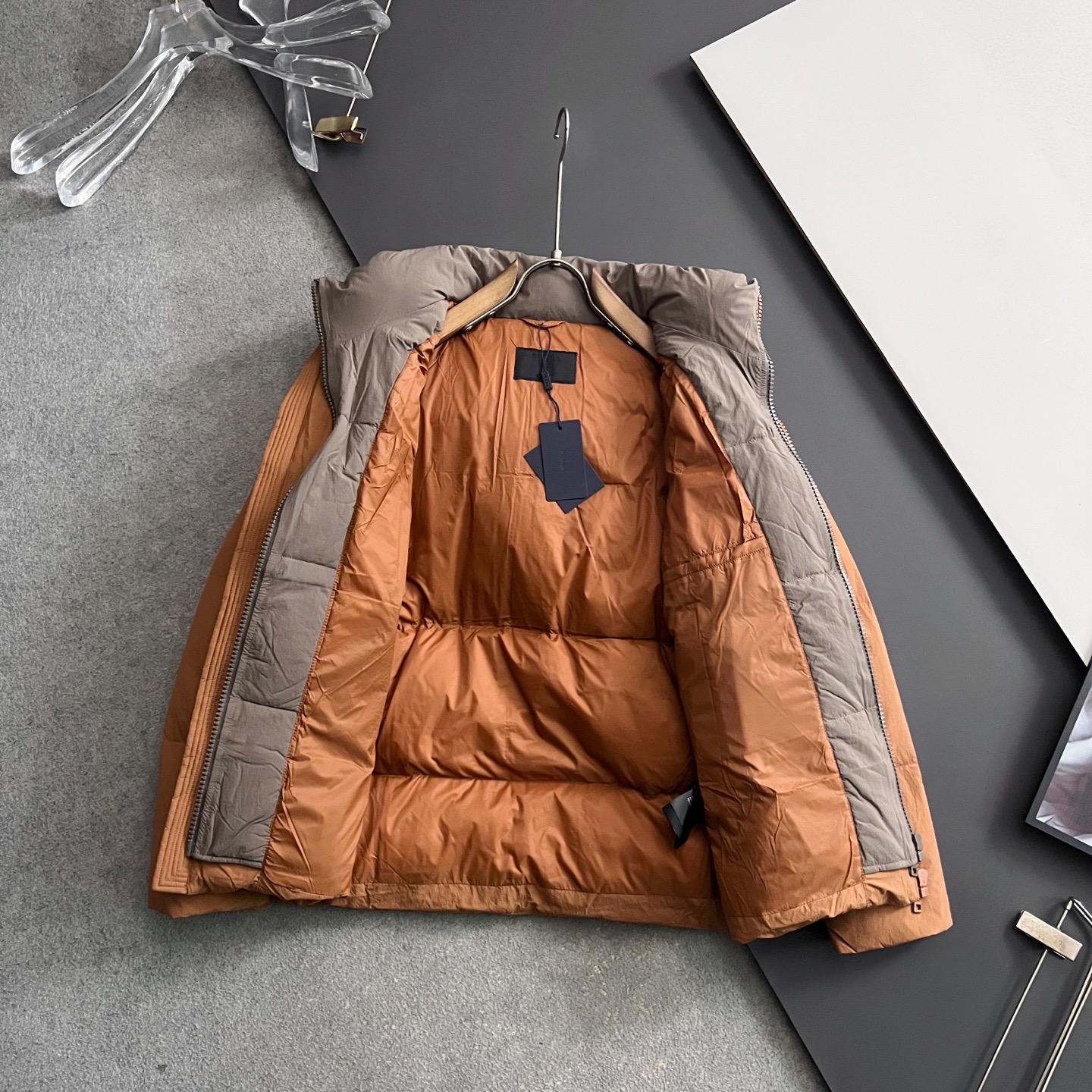 Prada Down Jacket White Duck Down