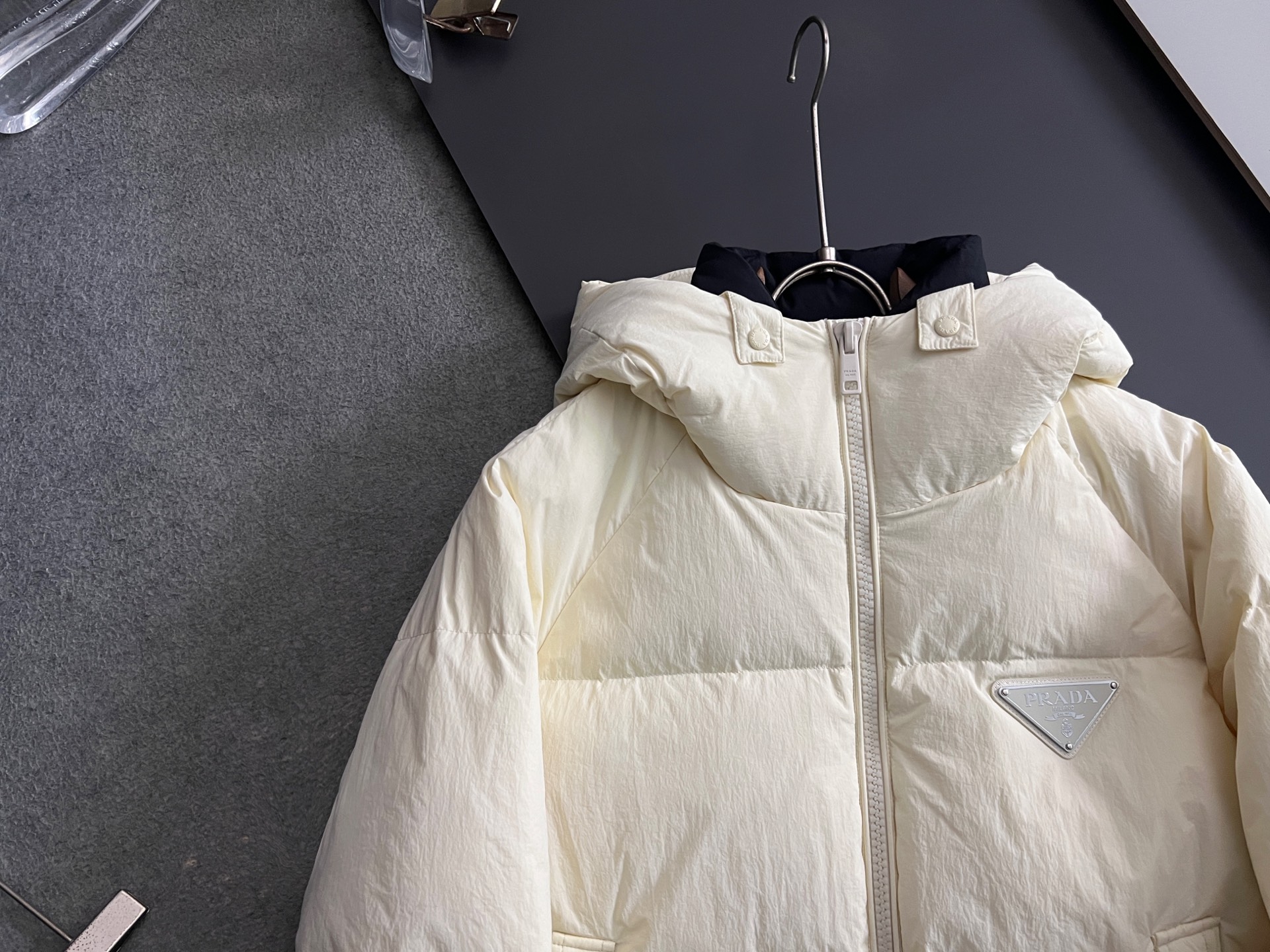 Prada Down Jacket White Duck Down